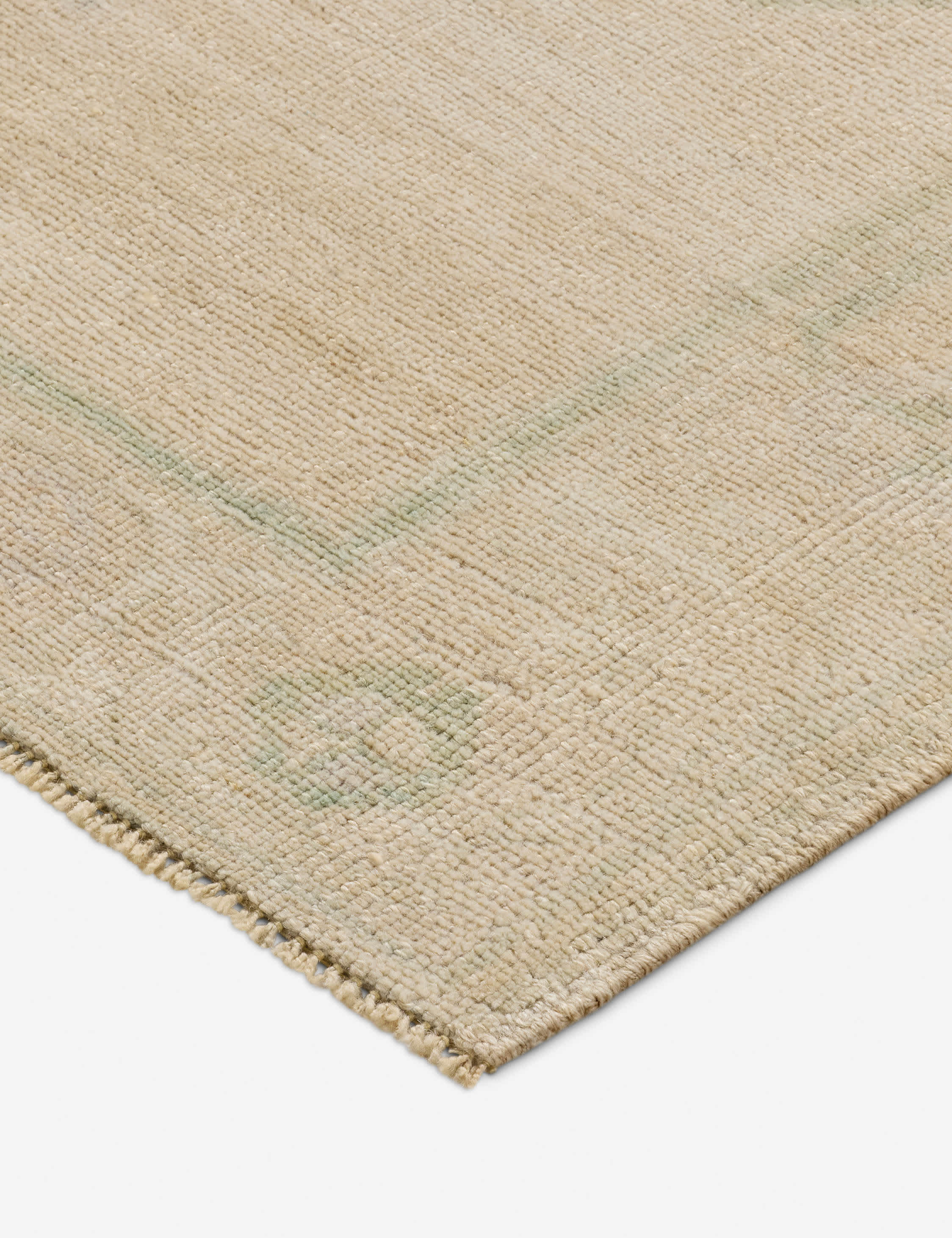Lulu and Georgia Vintage Turkish Hand-Knotted Wool Runner Rug No. 606, 4'11" x 11'5" - view 2