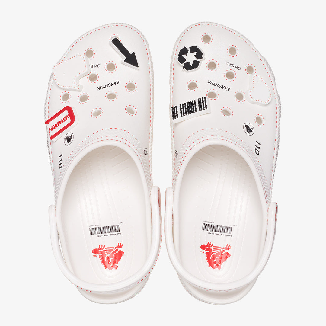 Crocs | KANGHYUK X CROCS CLASSIC RO CLOG { WHITE - view 3