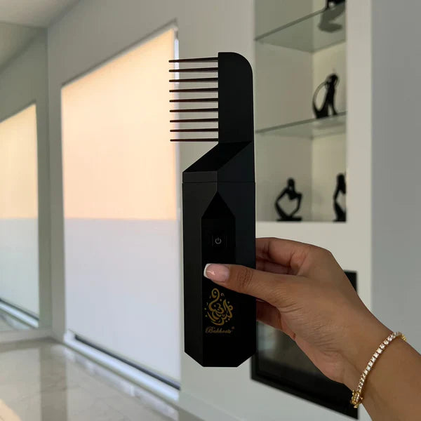 Cash on Delivery Available Upyoga 2 in 1 Hair Comb Incense Burner & Home Diffuser | 1 Year Warranty | Rechargeable | Bakhoor Included - view 3