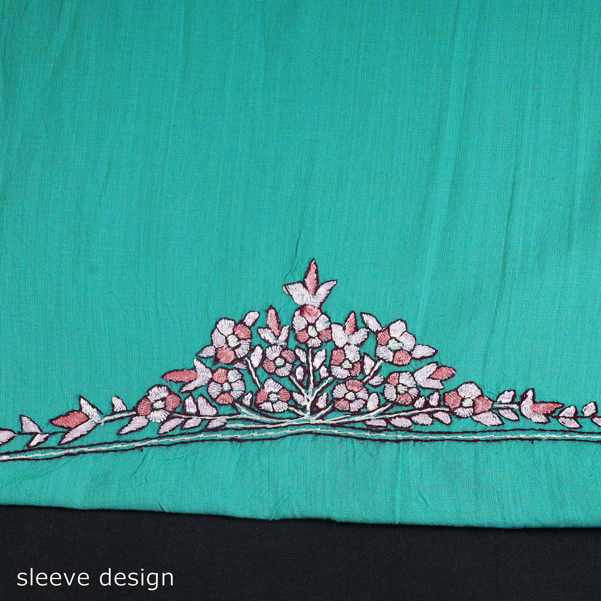 ITOKRI CRAFTS INITIATIVE Kashida Hand Embroidery Cotton Kurta Material (2.6m) 35 - view 4
