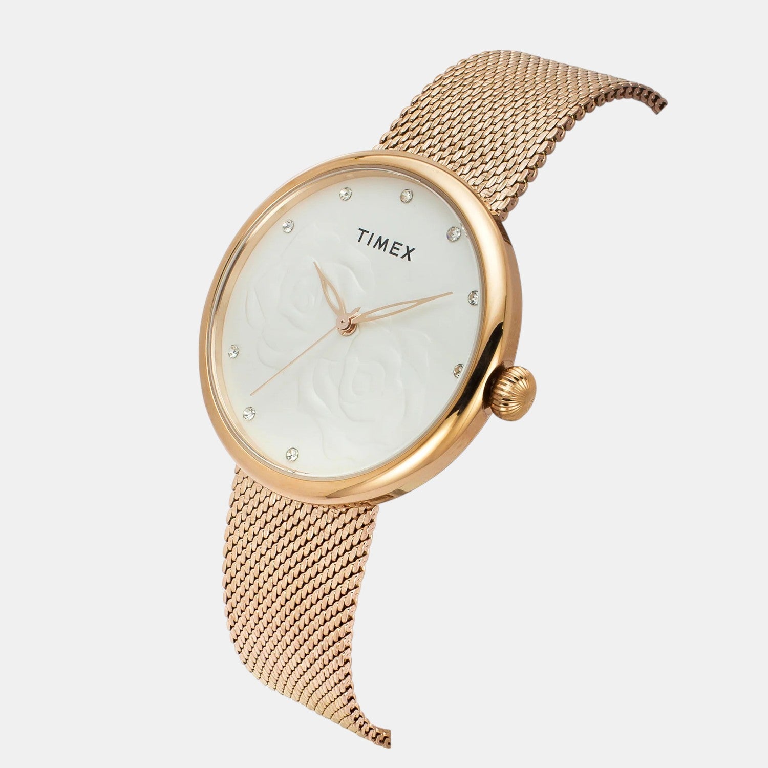 Timex Fashion Women Quartz White Dial Analog Stainless Steel Watch TWEL19302 - view 2