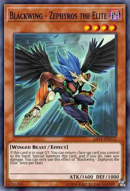 Yu-Gi-Oh! Blackwing - Zephyros the Elite - BP01-EN215 - Common - Unlimited