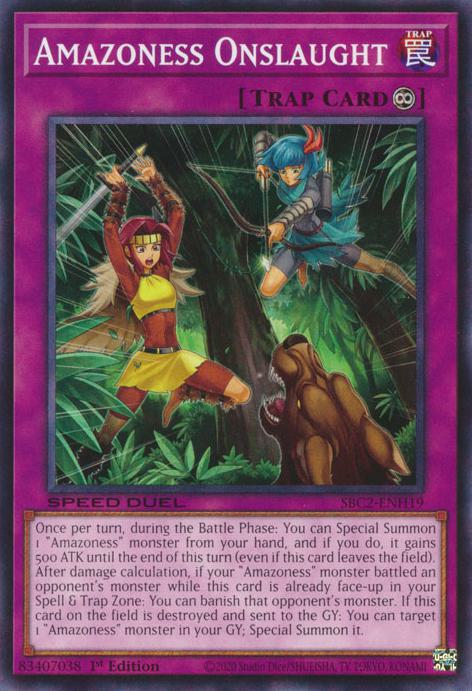 Yu-Gi-Oh! Amazoness Onslaught - SBC2-ENH19 - Common - 1st Edition