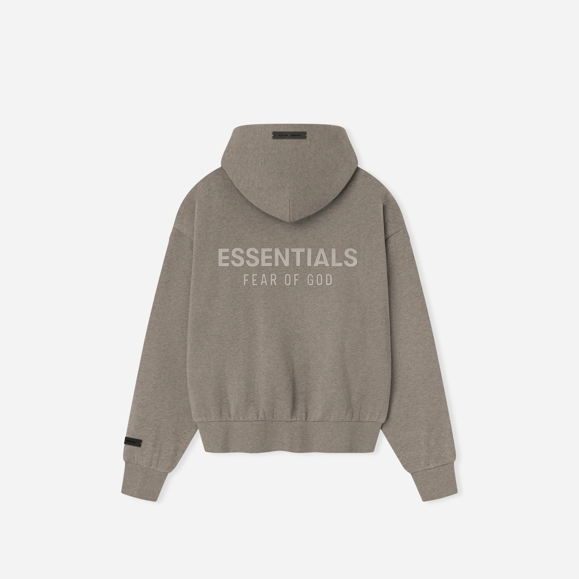 Fear Of God Essentials SS25 Classic Fleece Zip-Up Hoodie - Homestead Heather - view 2