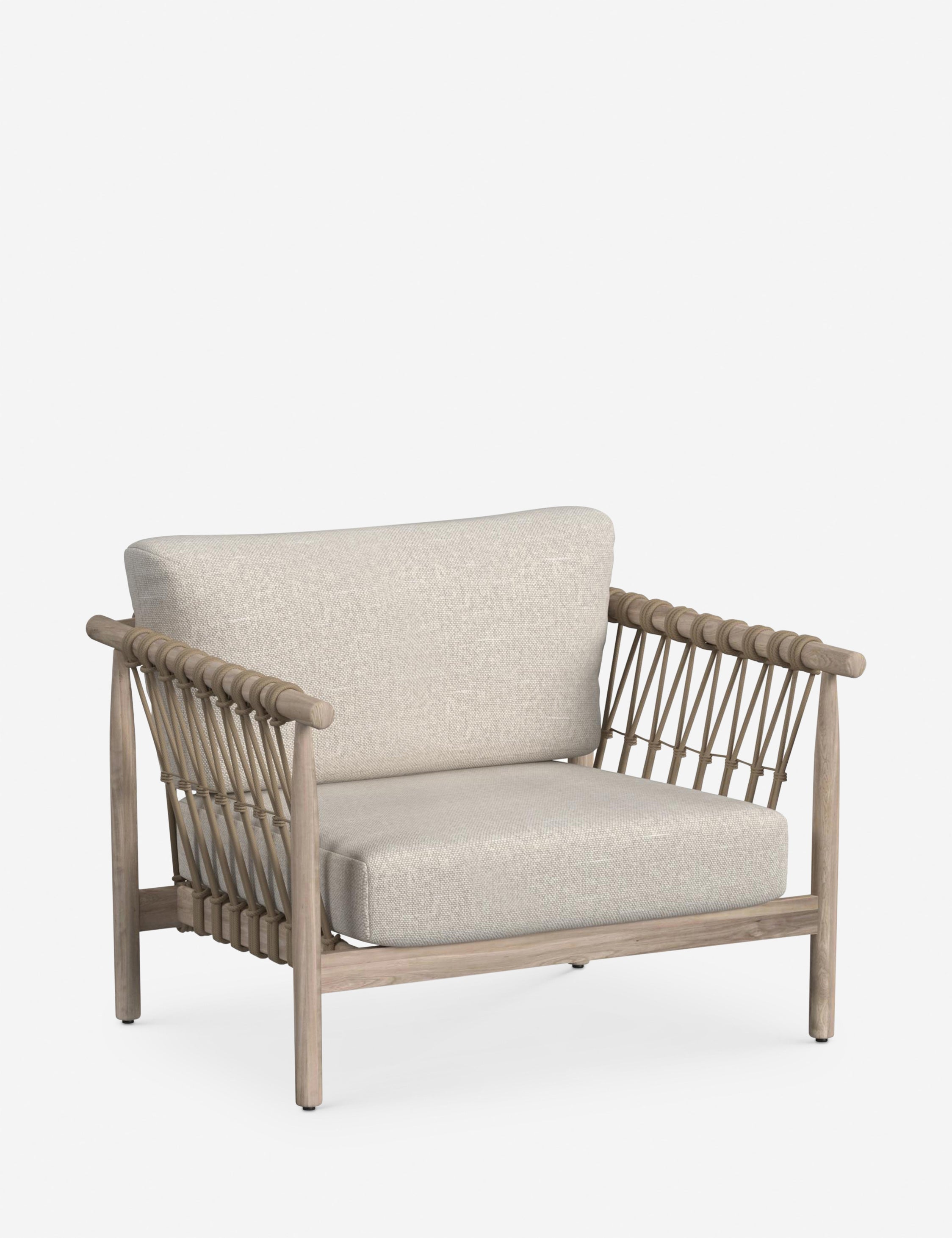 Lulu and Georgia Nalani Outdoor Accent Chair – Taupe - view 2