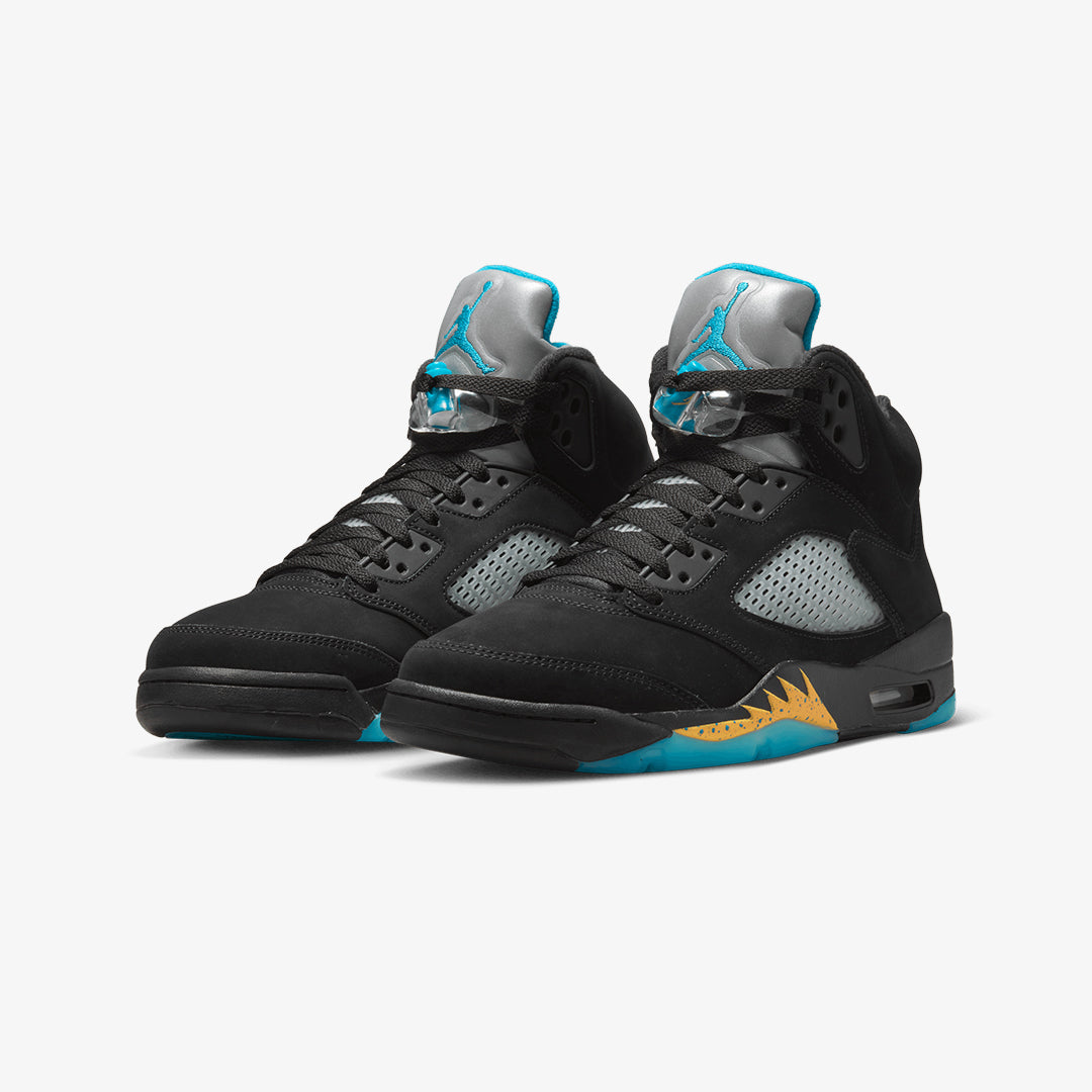 5 retro black – Jordan | AIR JORDAN 5 RETRO { BLACK/AQUATONE-TAXI