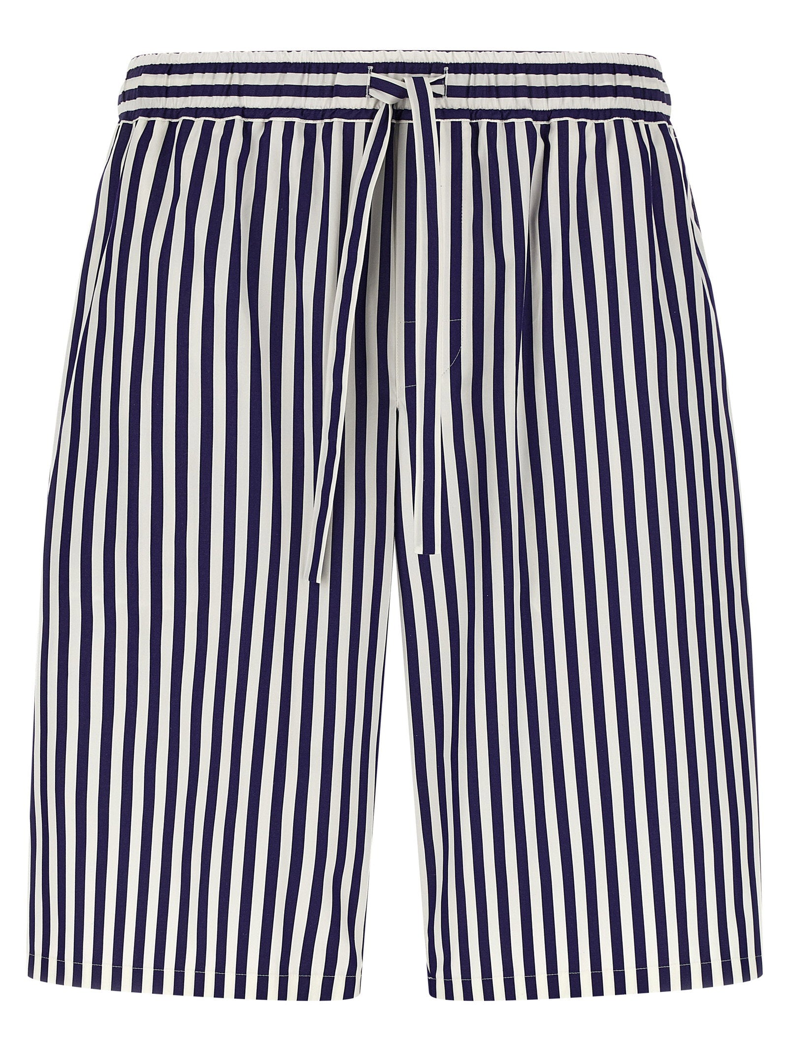 Dolce & Gabbana Striped Bermuda Shorts – 98% cotton 2% silk