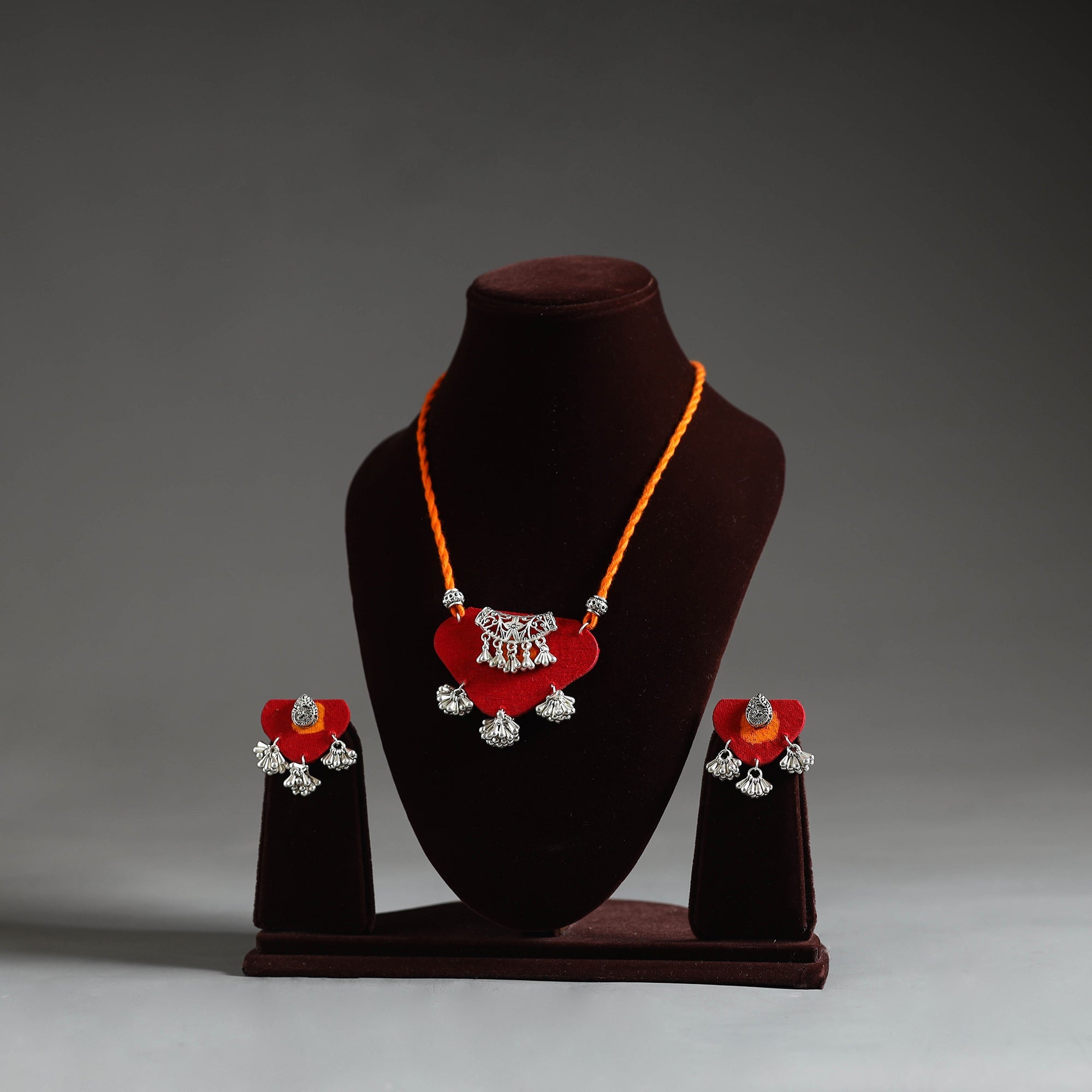 JALPARI Fabart German Silver Necklace Set 06