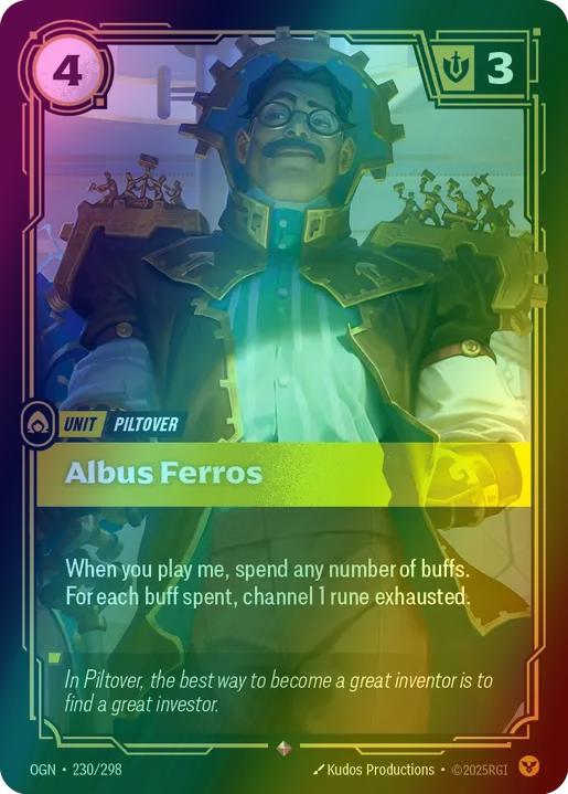 298 origins foil – Riftbound Albus Ferros - 230/298 [Origins] [Foil]