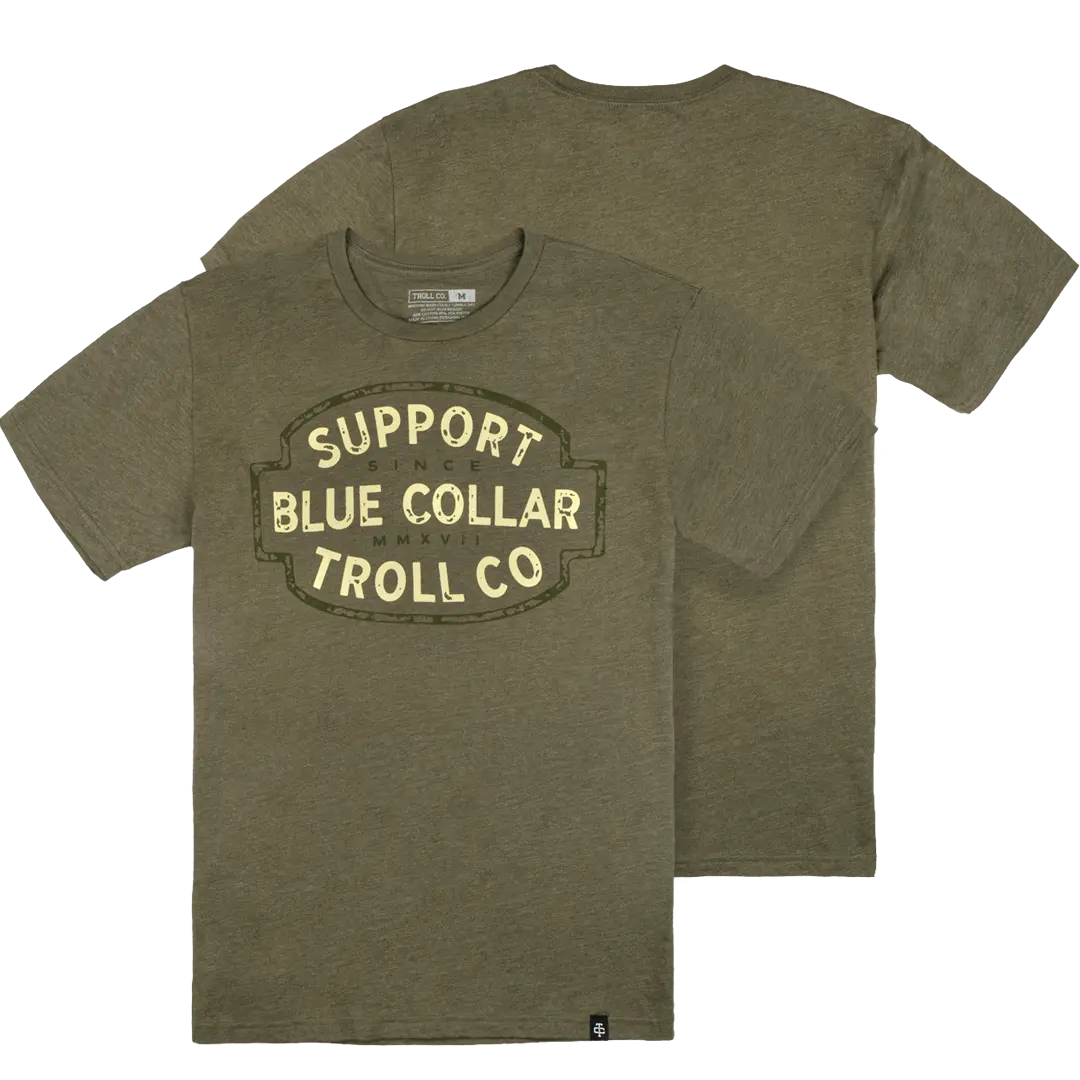 Radial Smolder Tee – Military Green