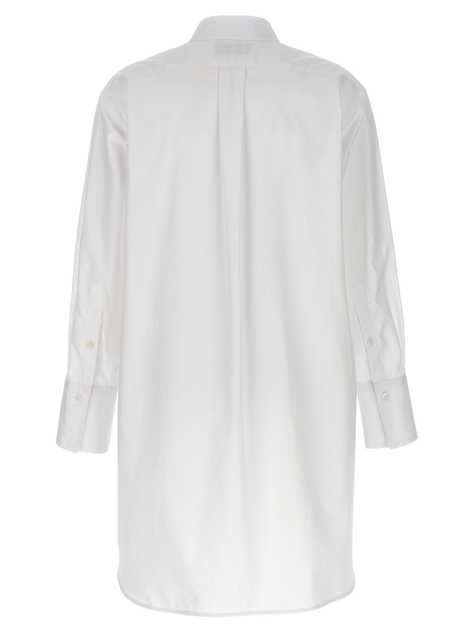 Alberto Biani Long Plastron Tuxedo Shirt – 100% cotton - view 2