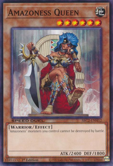 Yu-Gi-Oh! Amazoness Queen - SBC2-ENH12 - Common - 1st Edition