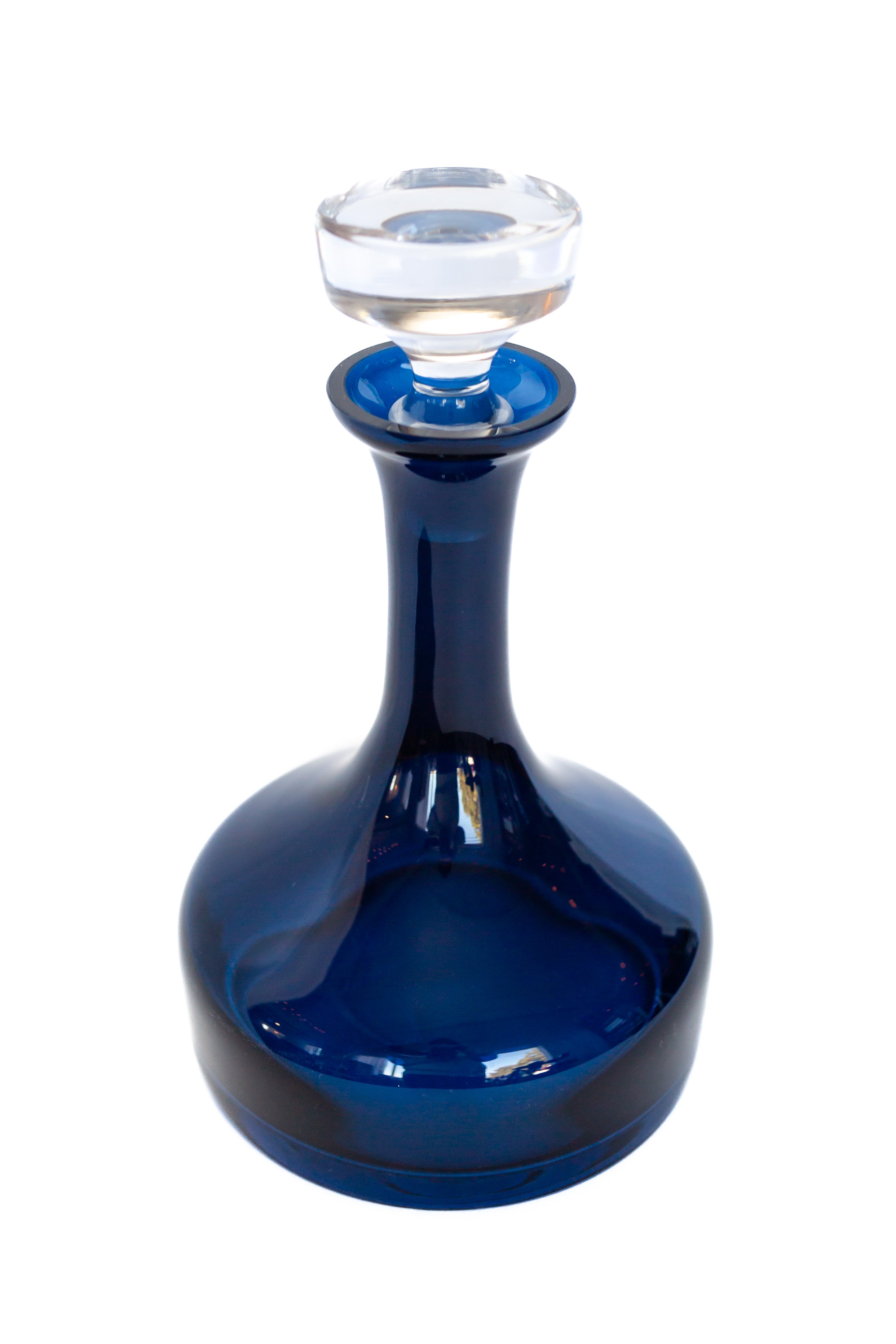 Estelle Colored Glass Estelle Colored Decanter- Vogue {Midnight Blue} - view 4