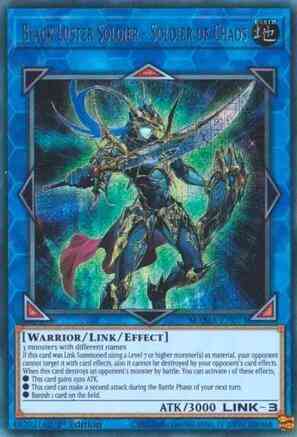 Yu-Gi-Oh! Black Luster Soldier - Soldier of Chaos - MAMA-EN073 - Pharaoh Ultra Rare - 1st Edition