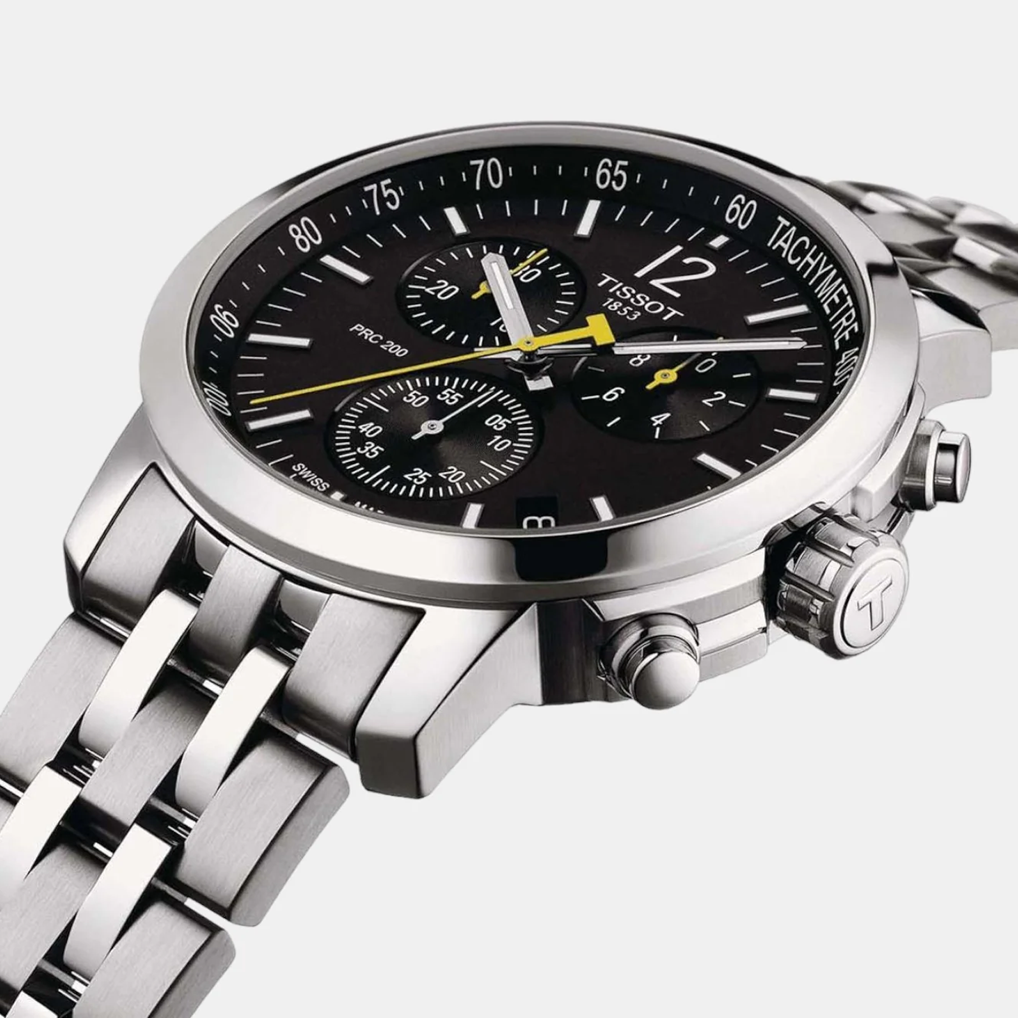Tissot PRC 200 42mm Black Dial Chronograph – Multi - view 2