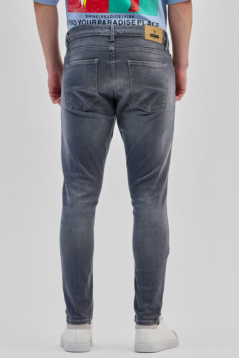 SNITCH Grey Skinny Fit Jeans - view 7