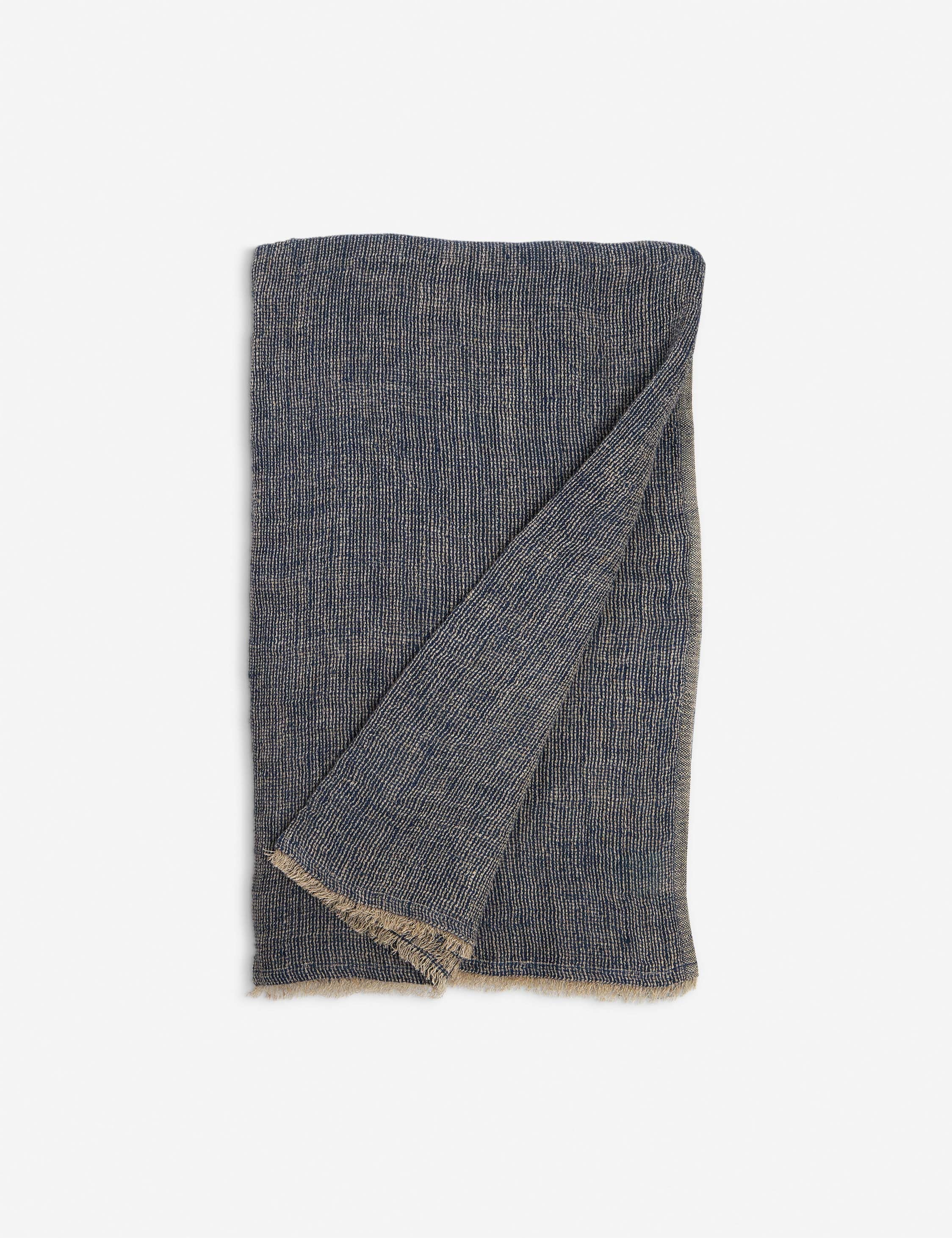 Lulu and Georgia River Oversized Linen Throw by Pom Pom at Home - view 3