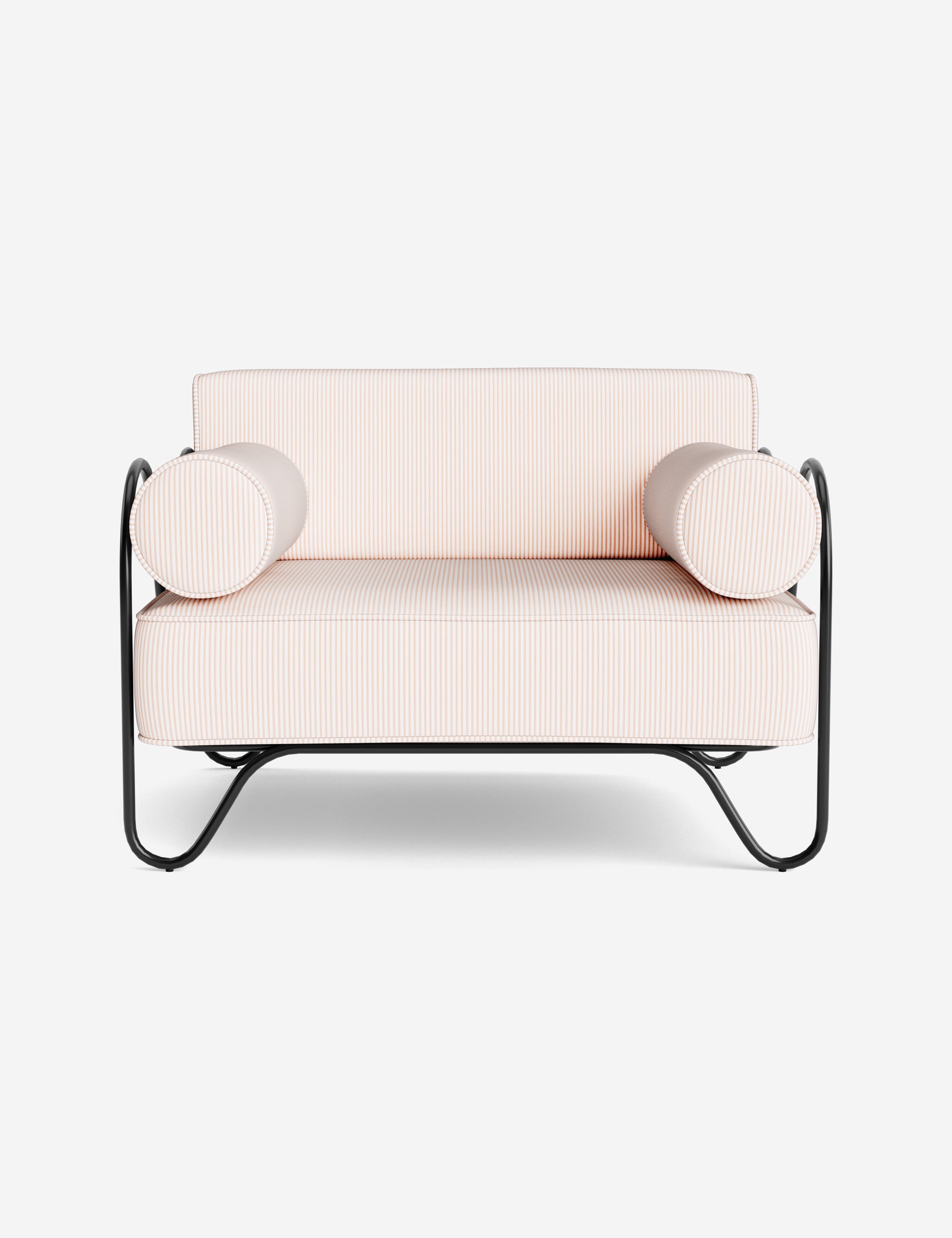 Lulu and Georgia Peggy Outdoor Accent Chair Cushion by Sarah Sherman Samuel - view 10