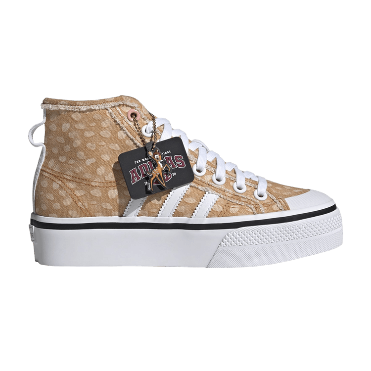 Yeezy adidas Nizza Platform Mid Disney Cloud White Legacy Burgundy Off White (Women's)