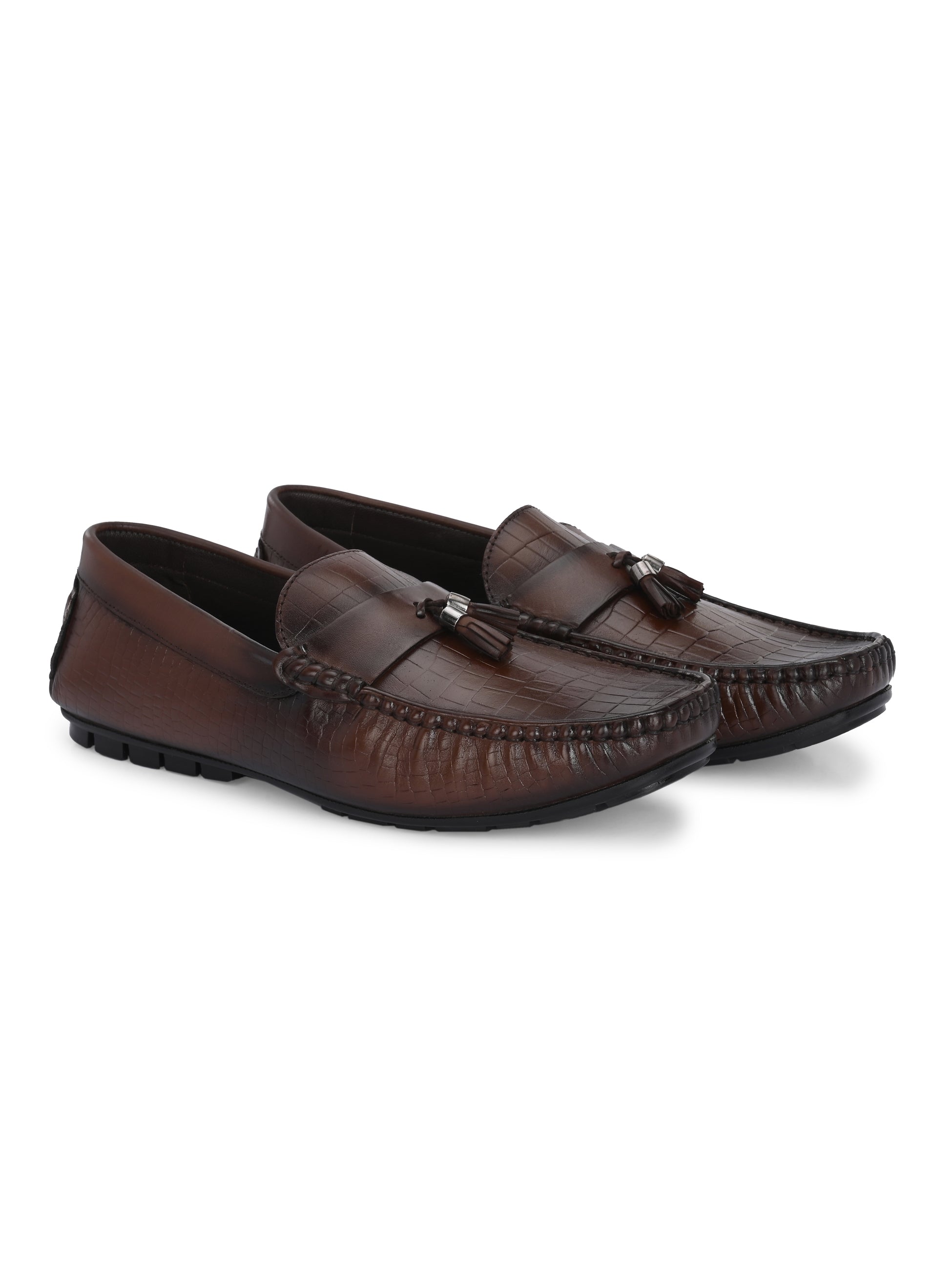 egoss-shoes Egoss Tassel Formal Leather Loafers Shoes For Men