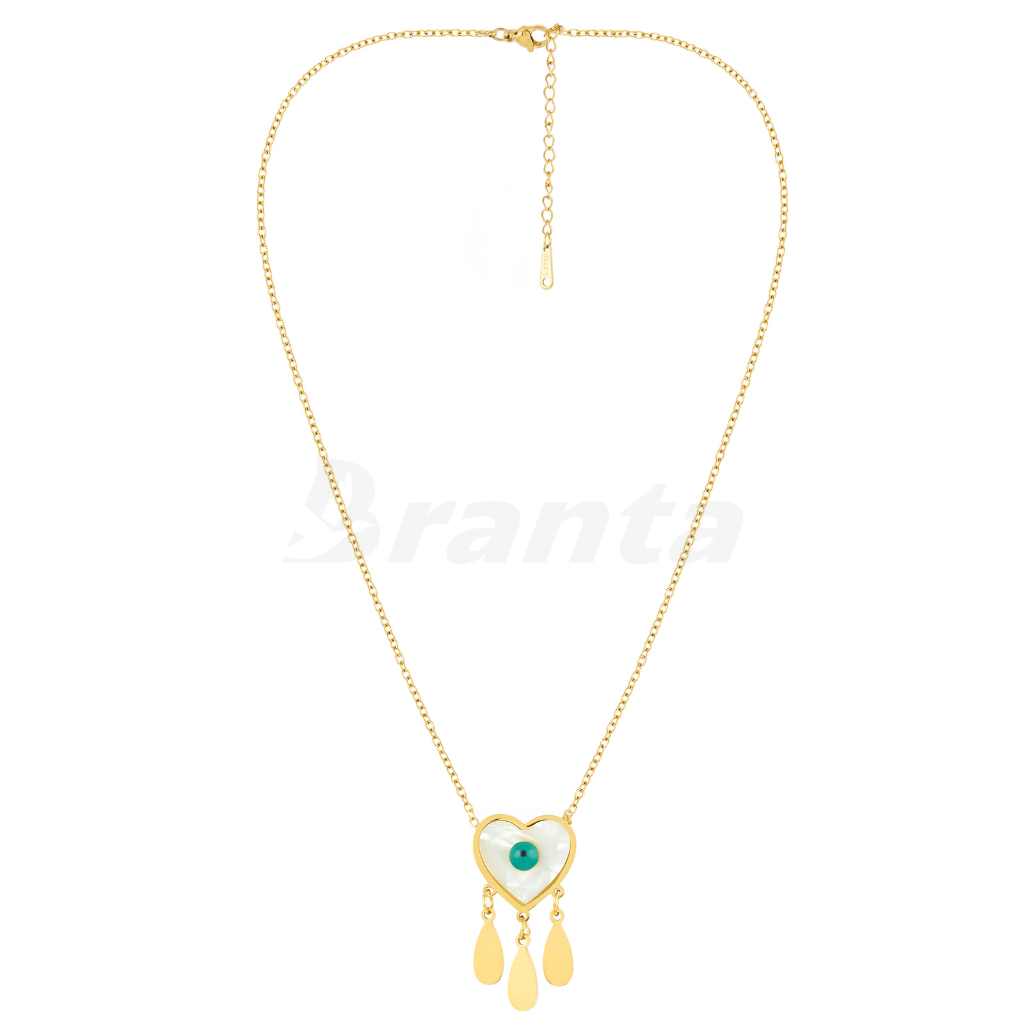 Branta Evil Eye Heart Necklace - view 4