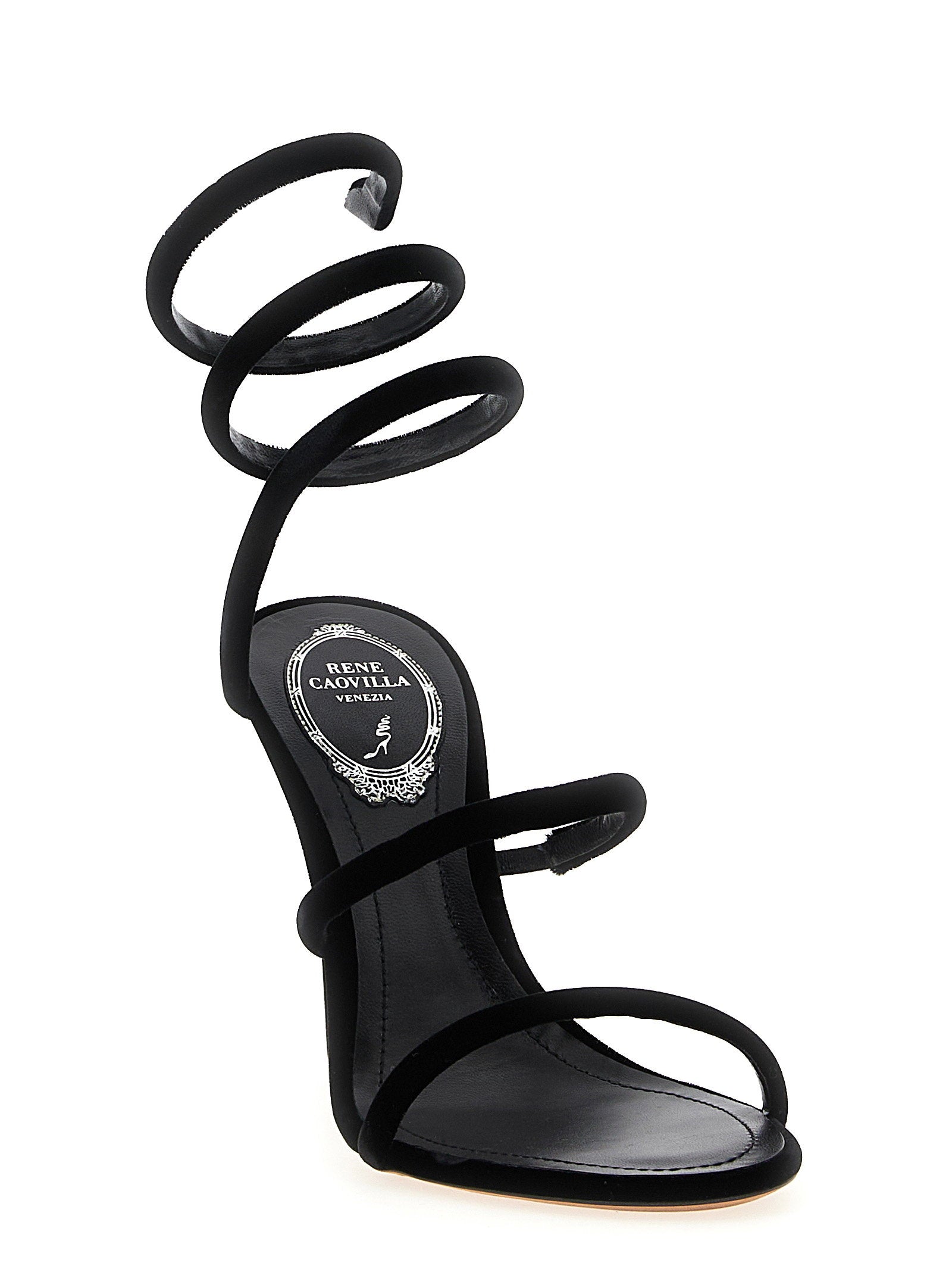 René Caovilla Cleo Sandals – 100% velvet - view 2
