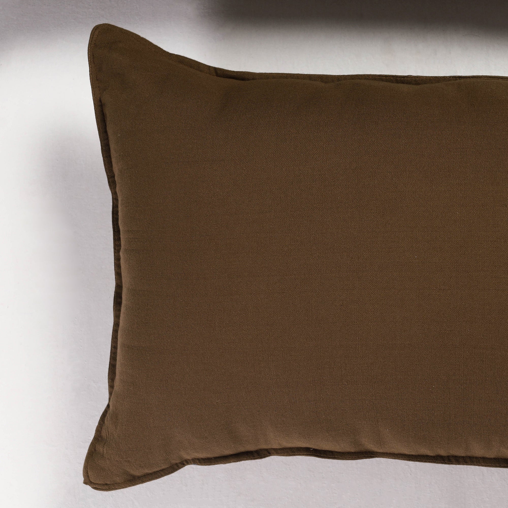 HAVELI CHRONICLES Brown - Set of 2 - Fine Cotton Handloom Pillow Covers (26 x 17 in) - view 3