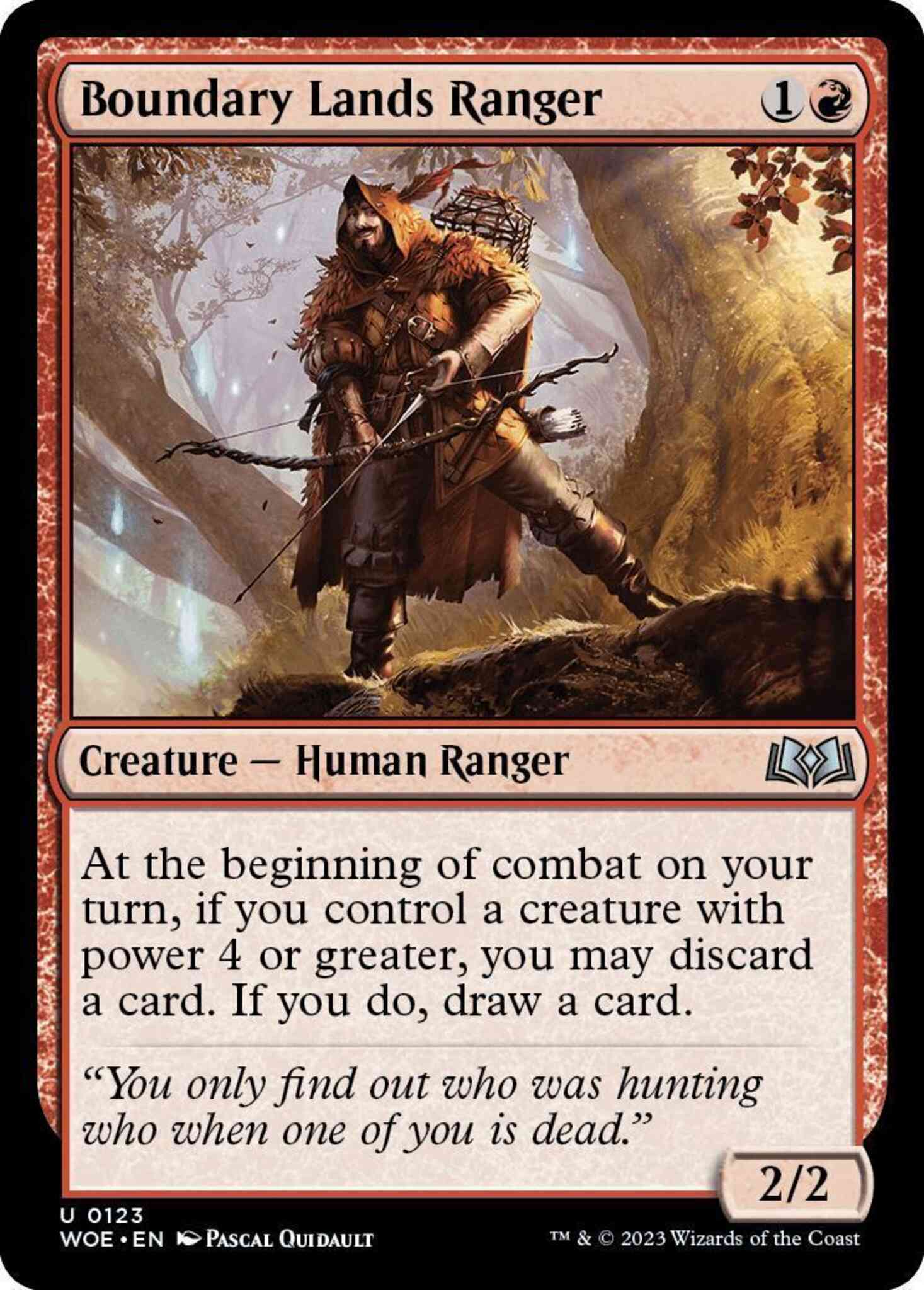Magic Boundary Lands Ranger [123] [Wilds of Eldraine] [Non-Foil]