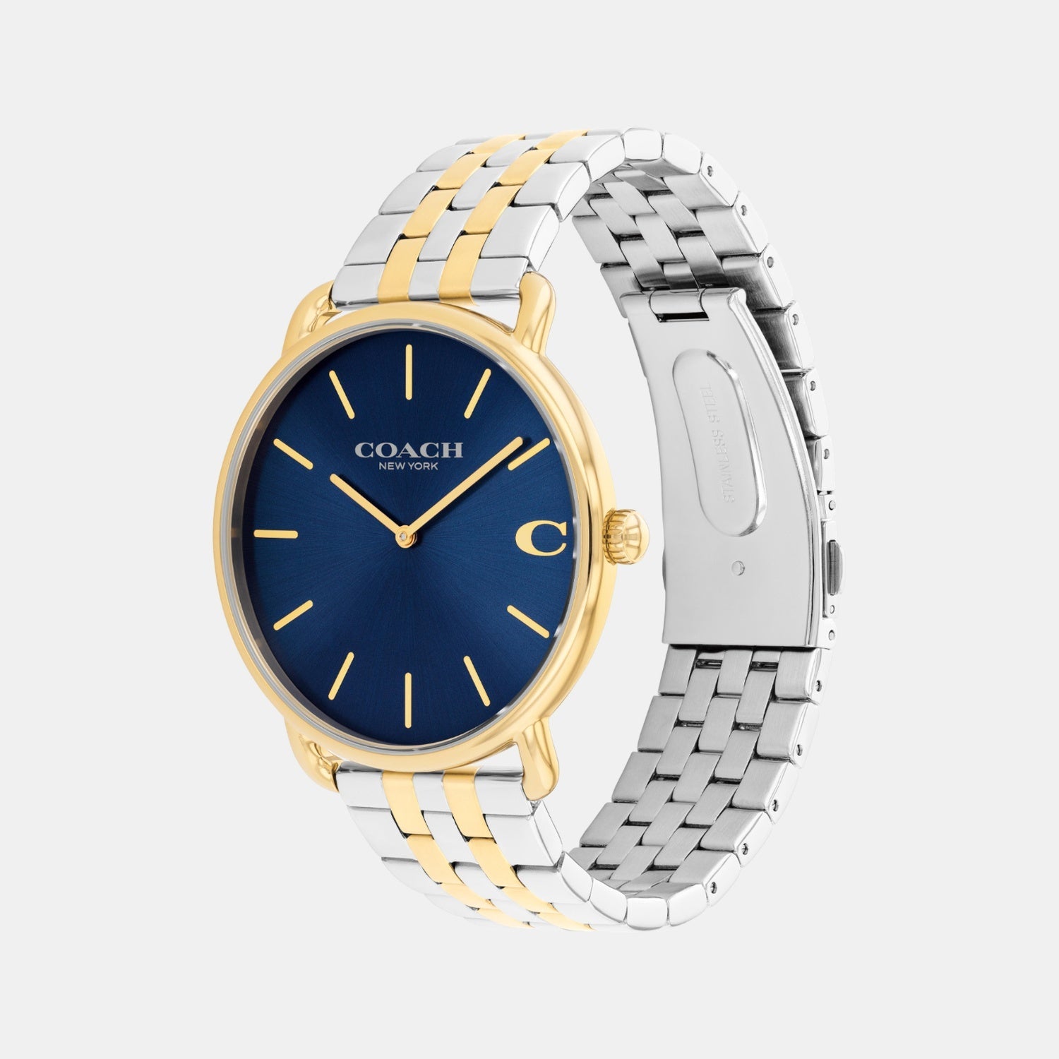 Coach Elliot Men Quartz Blue Dial Analog Stainless Steel Watch 14602748 - view 2