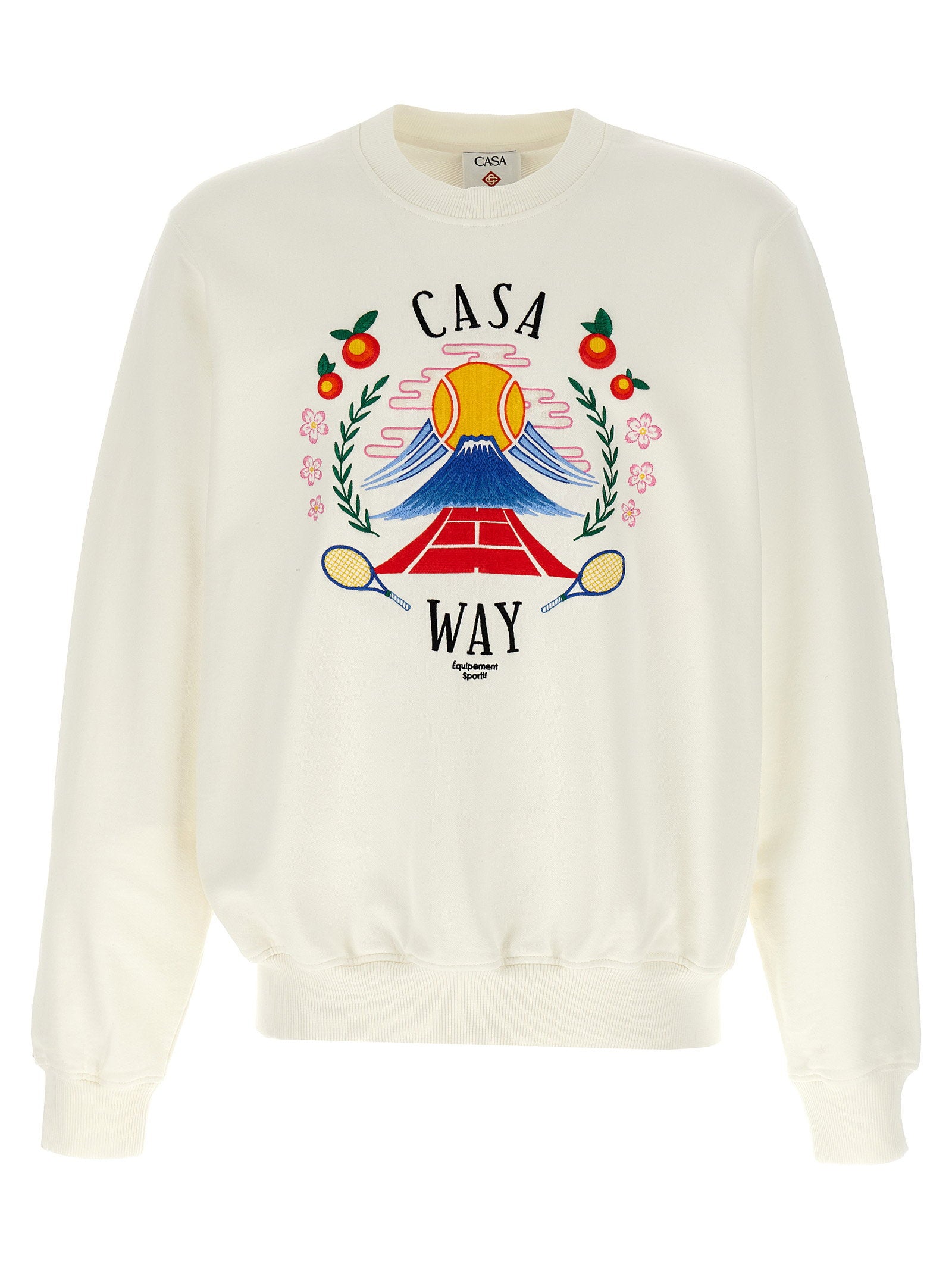 Casablanca Casa Way Mountain Sweatshirt – 100% cotton