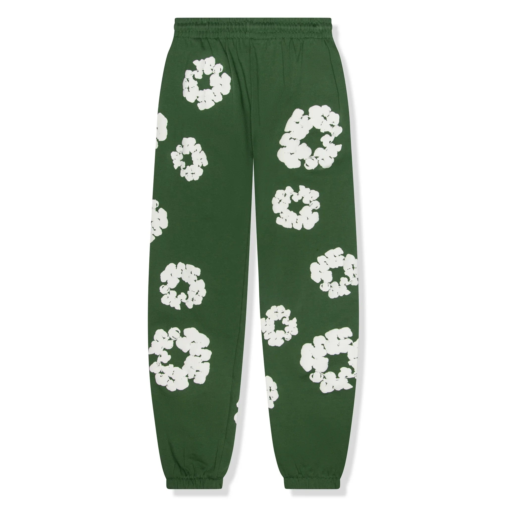 Denim Tears The Cotton Wreath Green Sweatpants - view 2