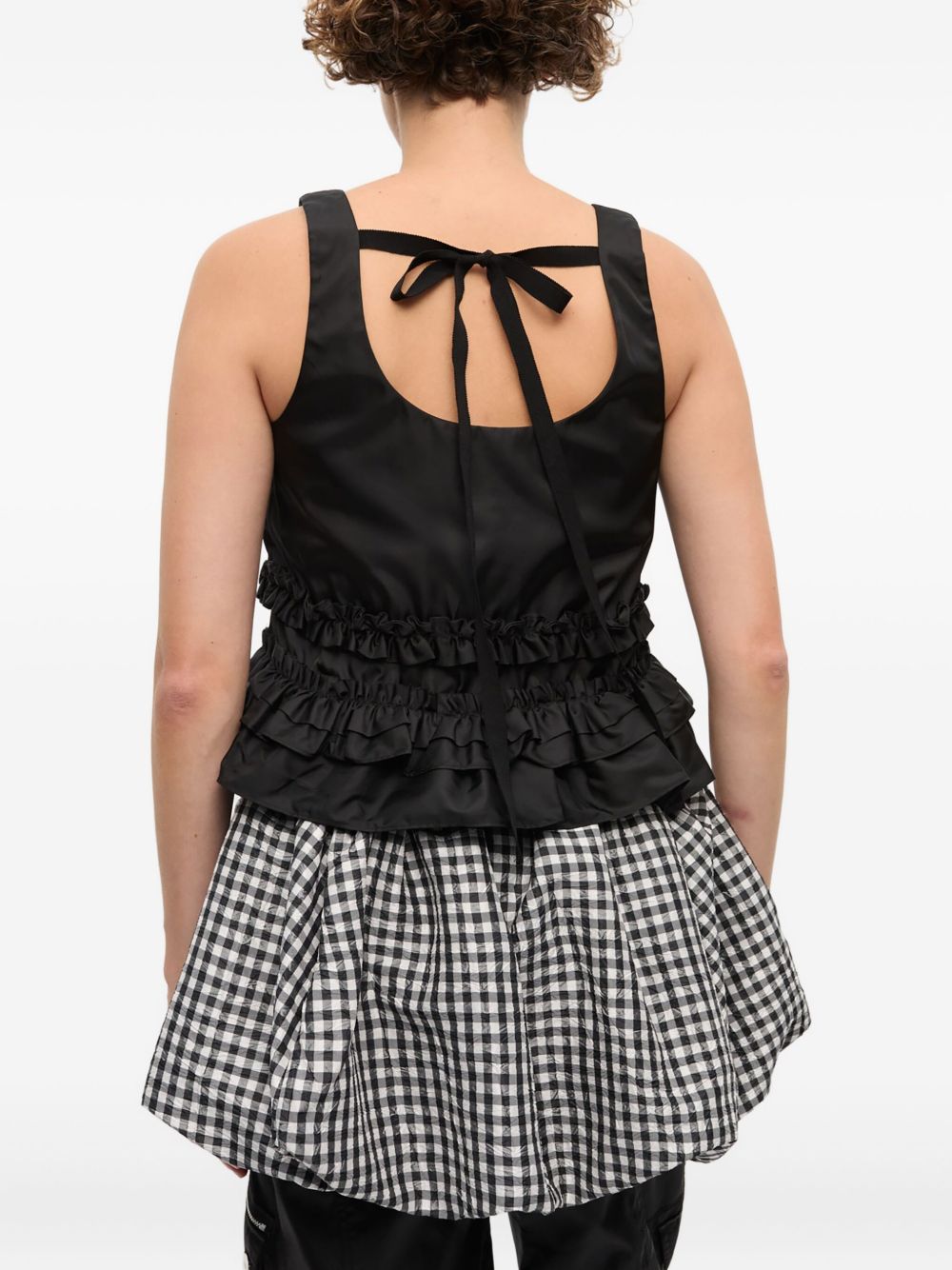 Ganni Nylon tank top – Cotton 100% - view 3