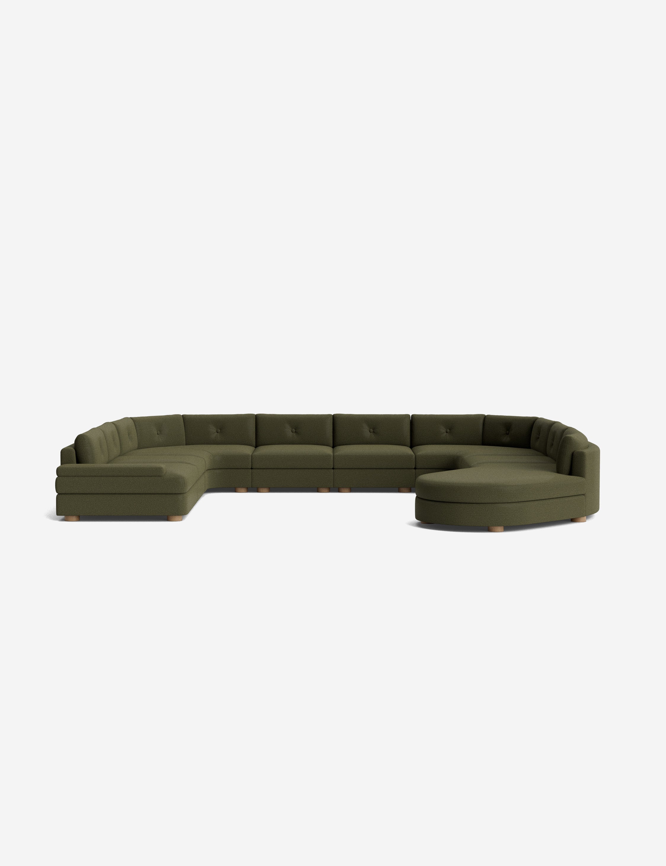 Lulu and Georgia Hill Modular U-Shaped Sectional Sofa - view 5