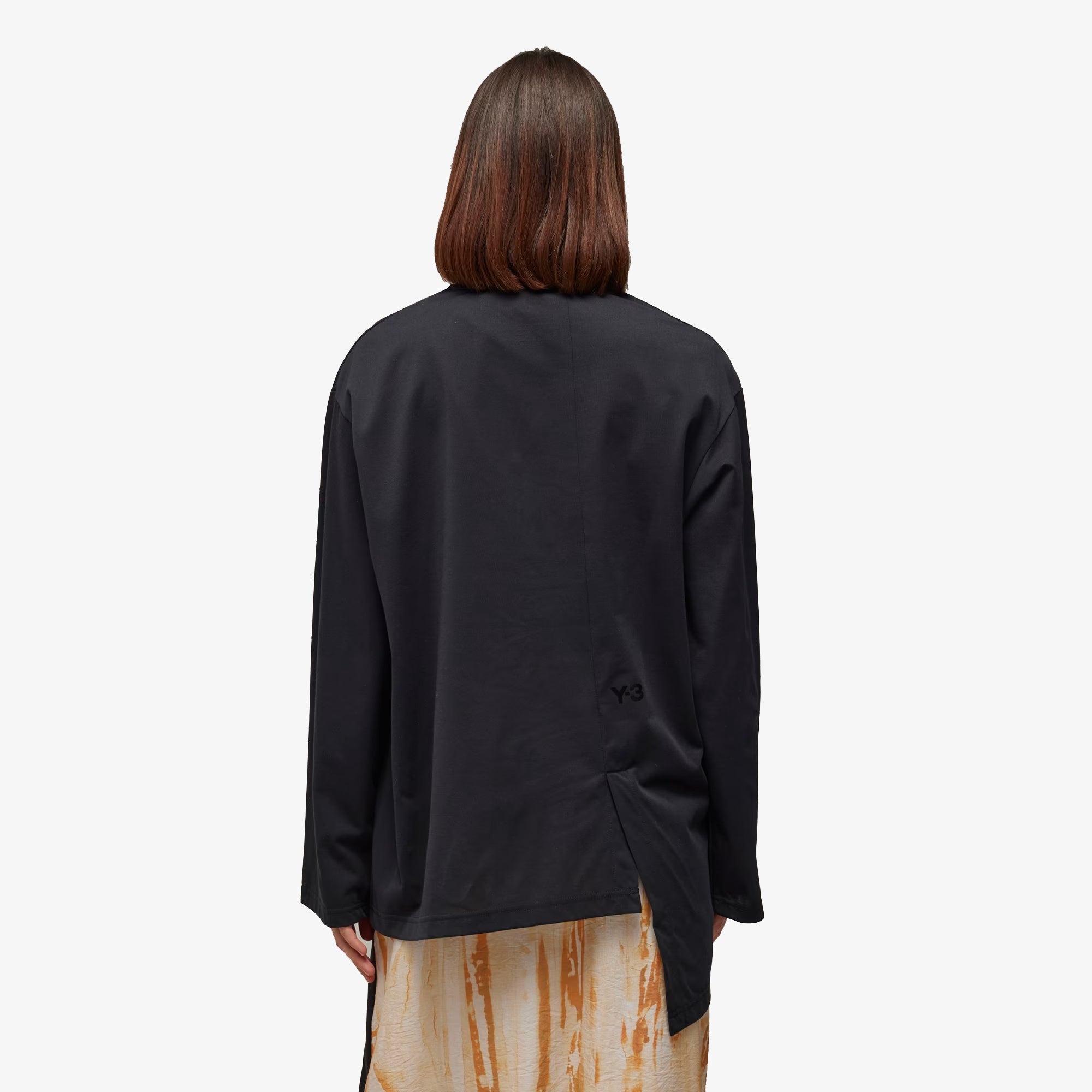 Y-3 | Premium Loose Long Sleeve Tee { Black - view 2