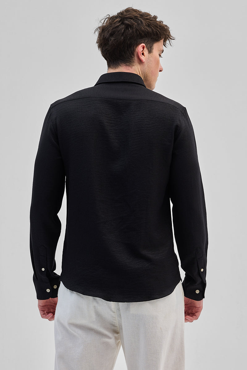 SNITCH Black Textured Shirt - view 7