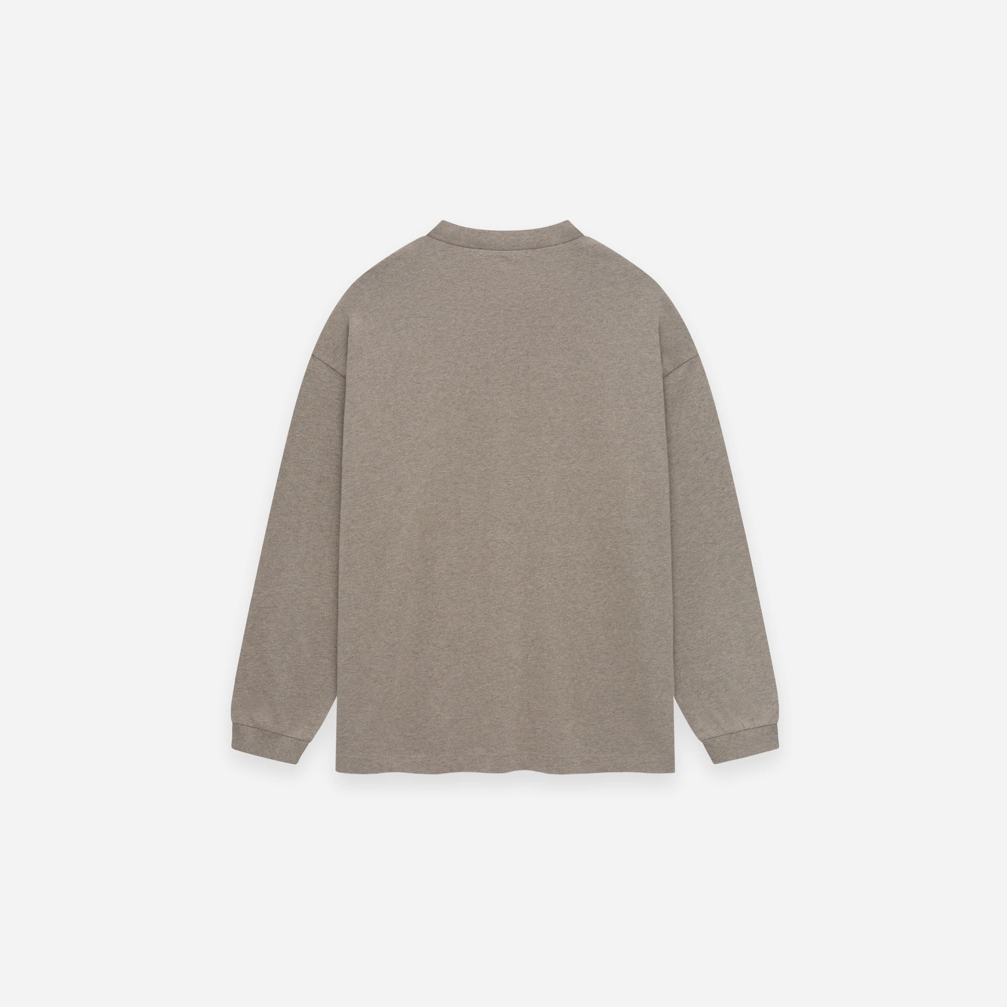 Fear Of God Essentials SS25 Jersey Long Sleeve Tee Heather Grey - view 2