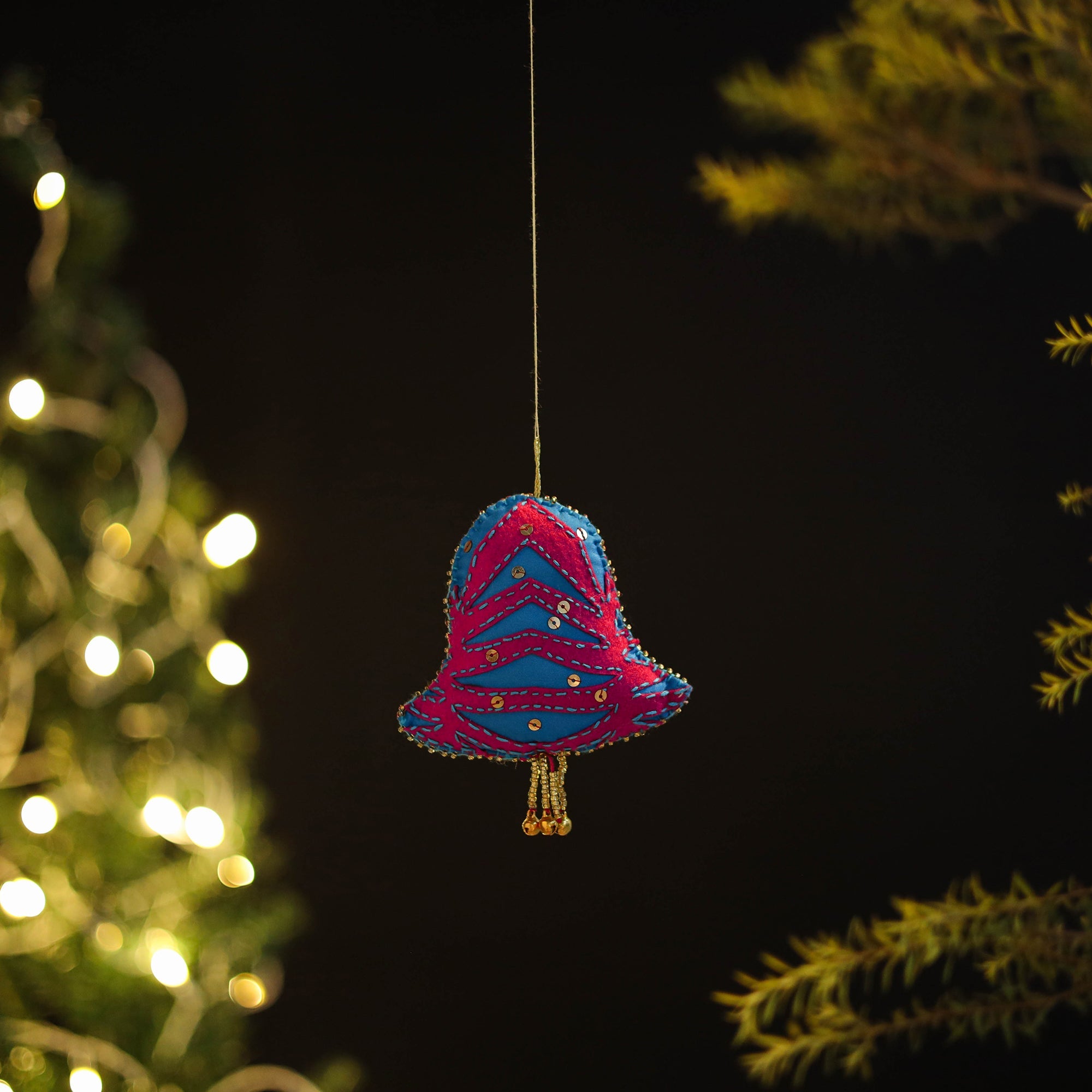 WITH LOVE BY KANIKA Bell Felt Ornament - Handmade Christmas Decor 29 - view 2