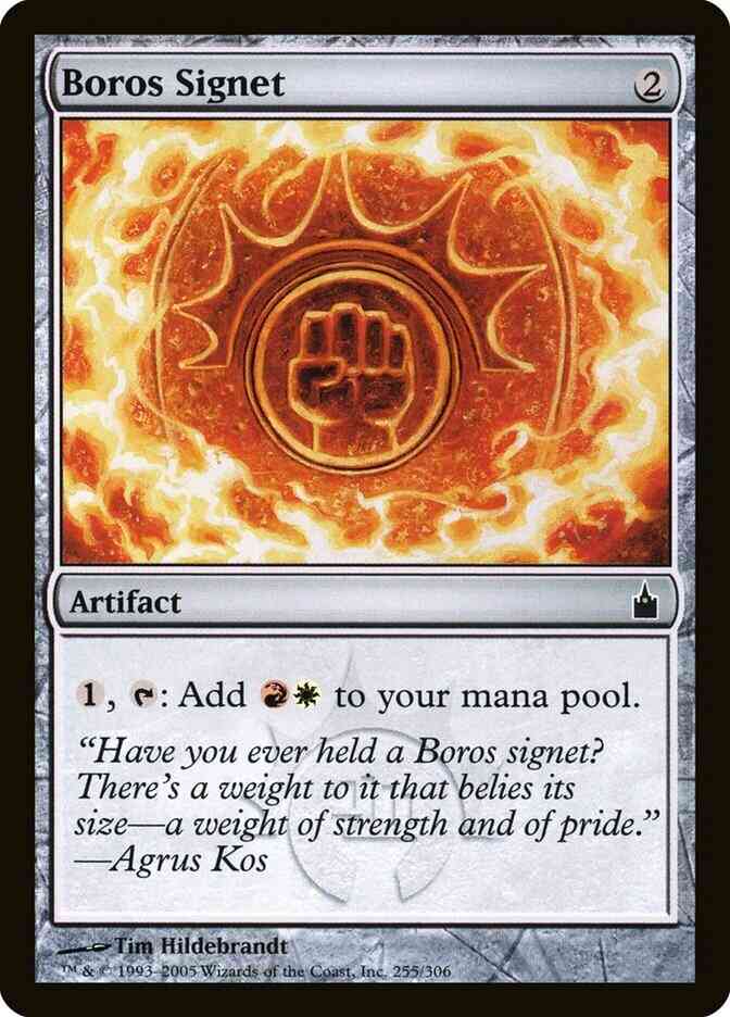 Boros signet 255 – Magic Boros Signet [255] [Ravnica City Of Guilds] [Non-Foil]