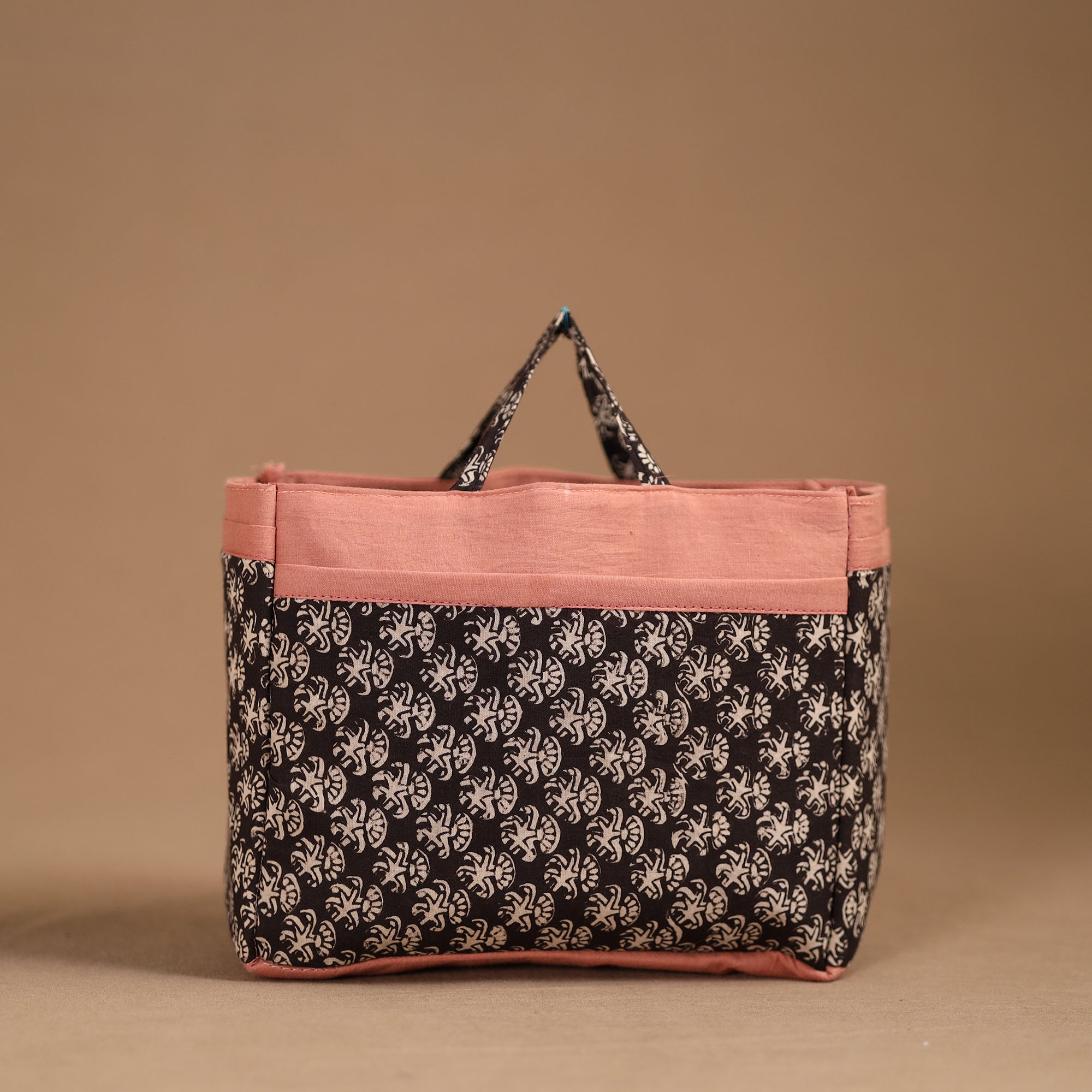 NOORI BAZAR Black - Handmade Cotton Multipurpose Cosmetic/Toiletry Bag 05