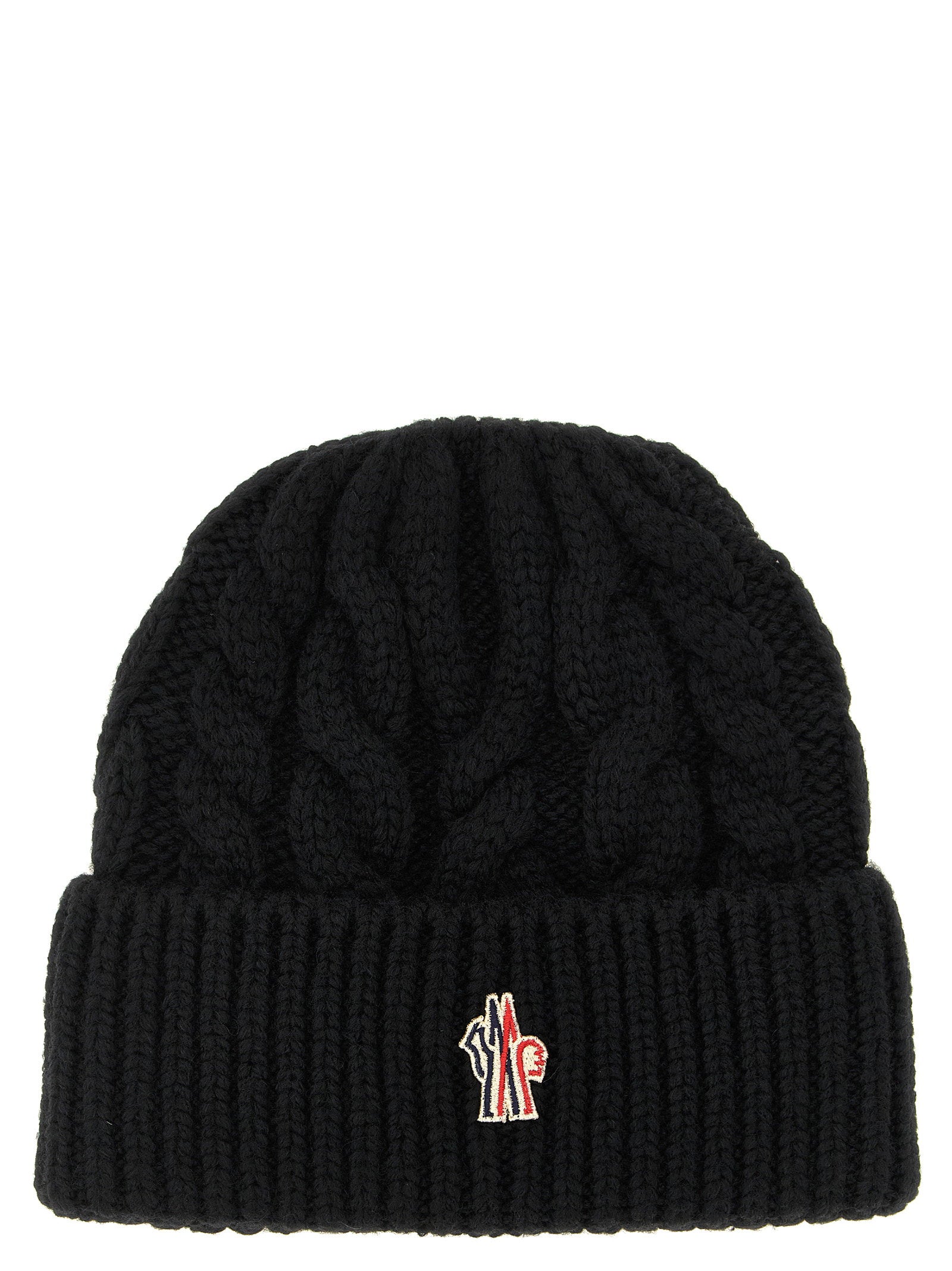 Moncler Grenoble Logo Patch Beanie