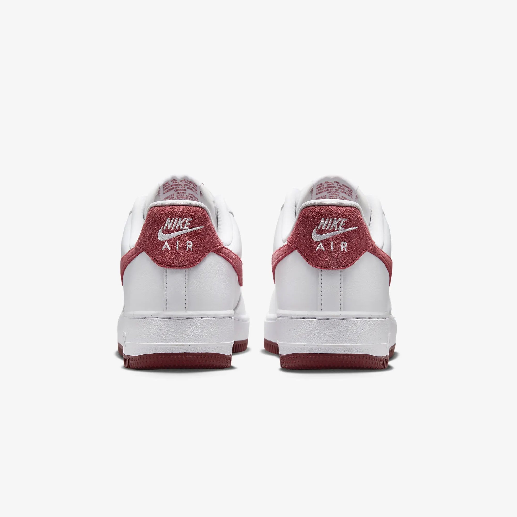 Nike | AIR FORCE 1 '07 { WHITE/ADOBE-TEAM RED-DRAGON RED - view 2