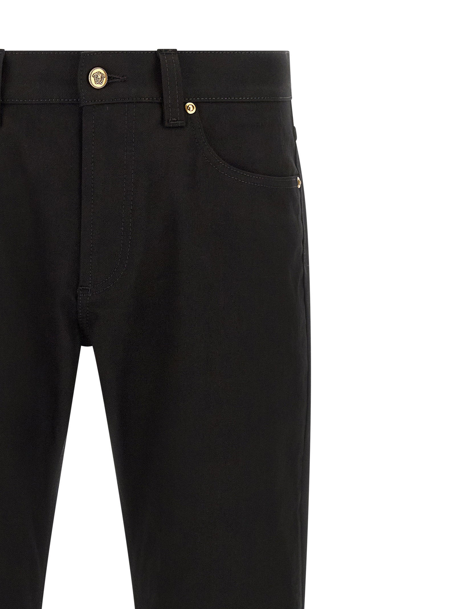 Versace Medusa Embroidery Jeans – 98% cotton, 2% elastane - view 3