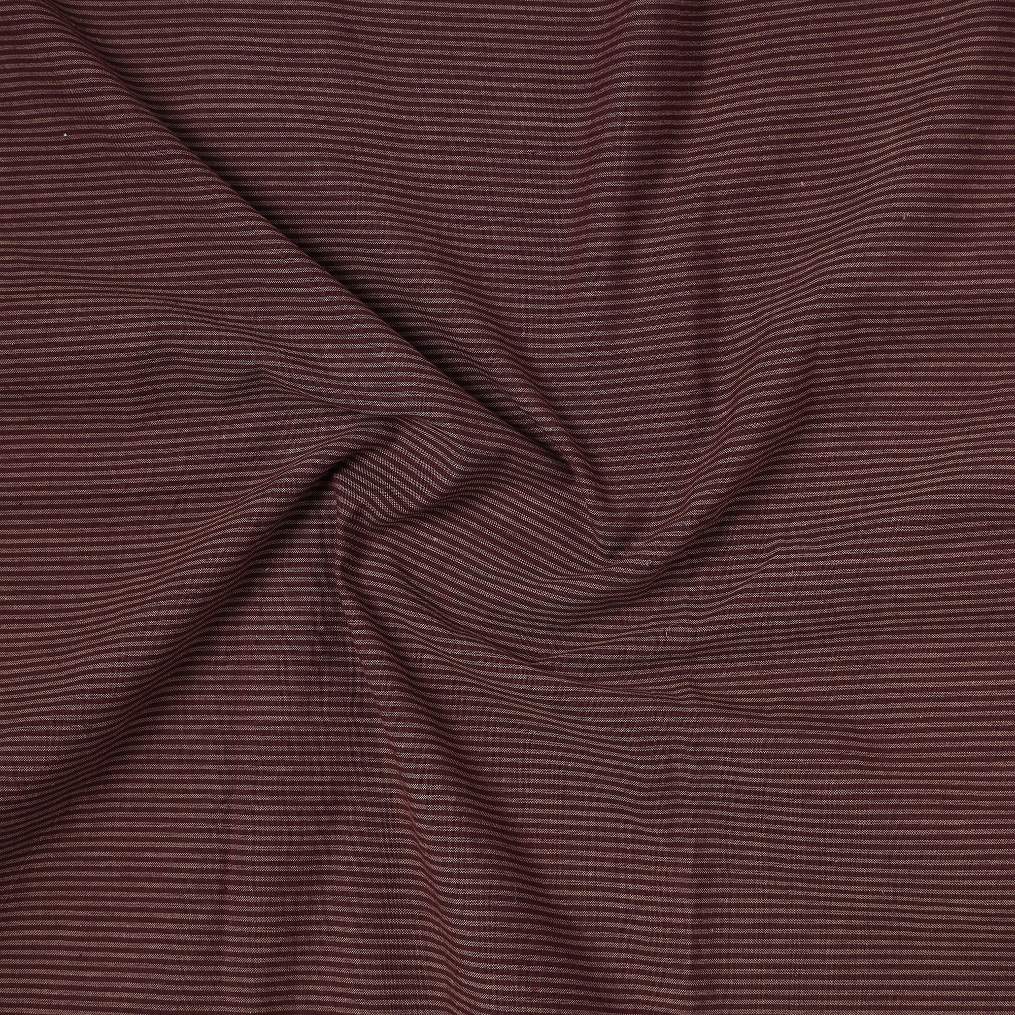 AHA VASTRA HANDLOOM Brown - Jhiri Pure Handloom Cotton Precut Fabric (0.8 meter) 65 - view 2