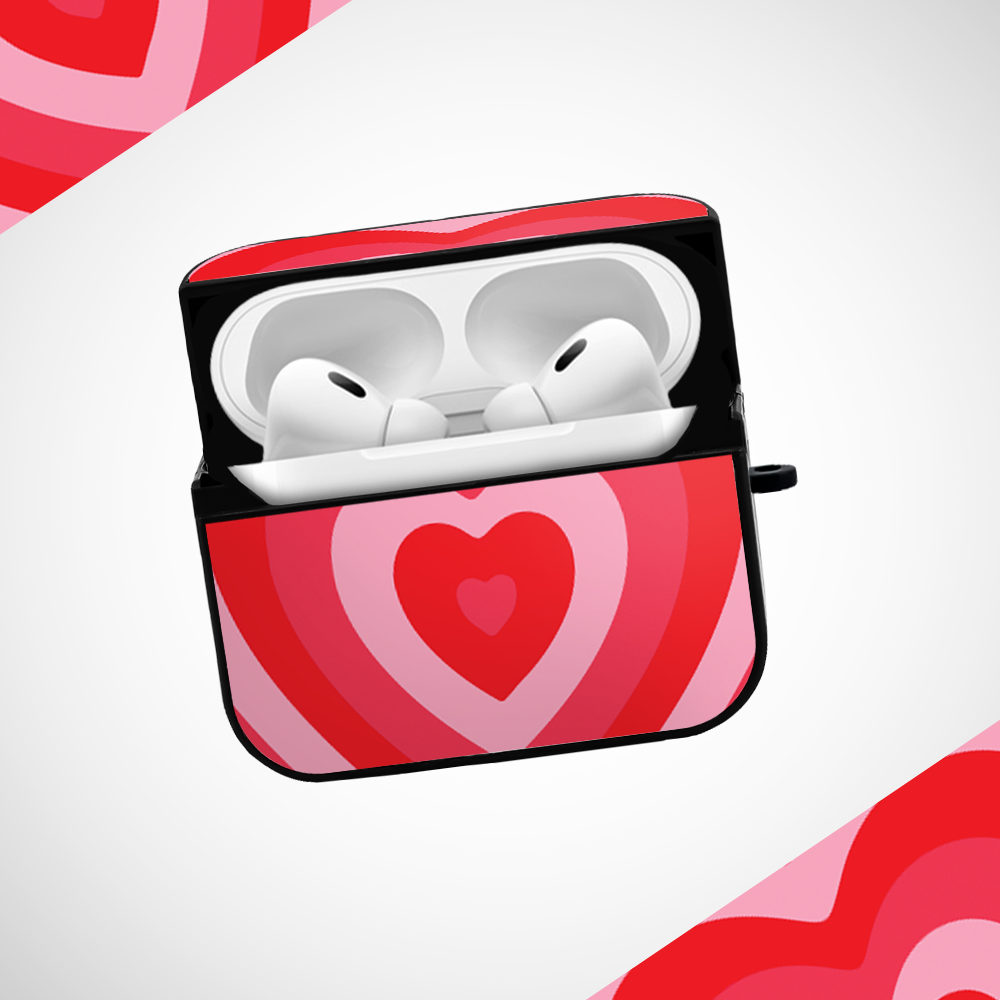 Cover It Up Strawberry Hearts Glass Airpods Pro Case Covers - view 2