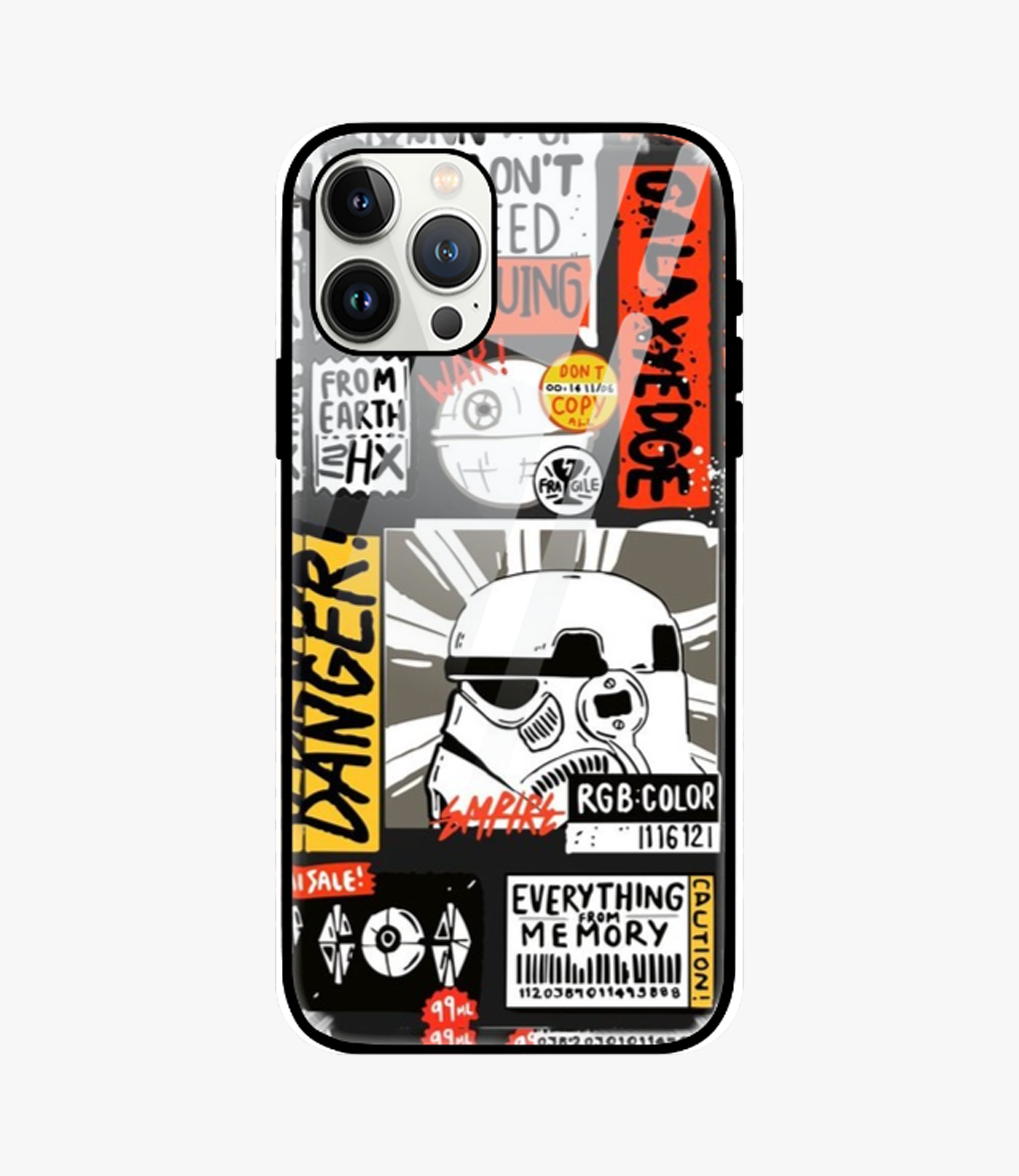 The Case Company Darth Vader Glass Case for iPhone 15 Pro