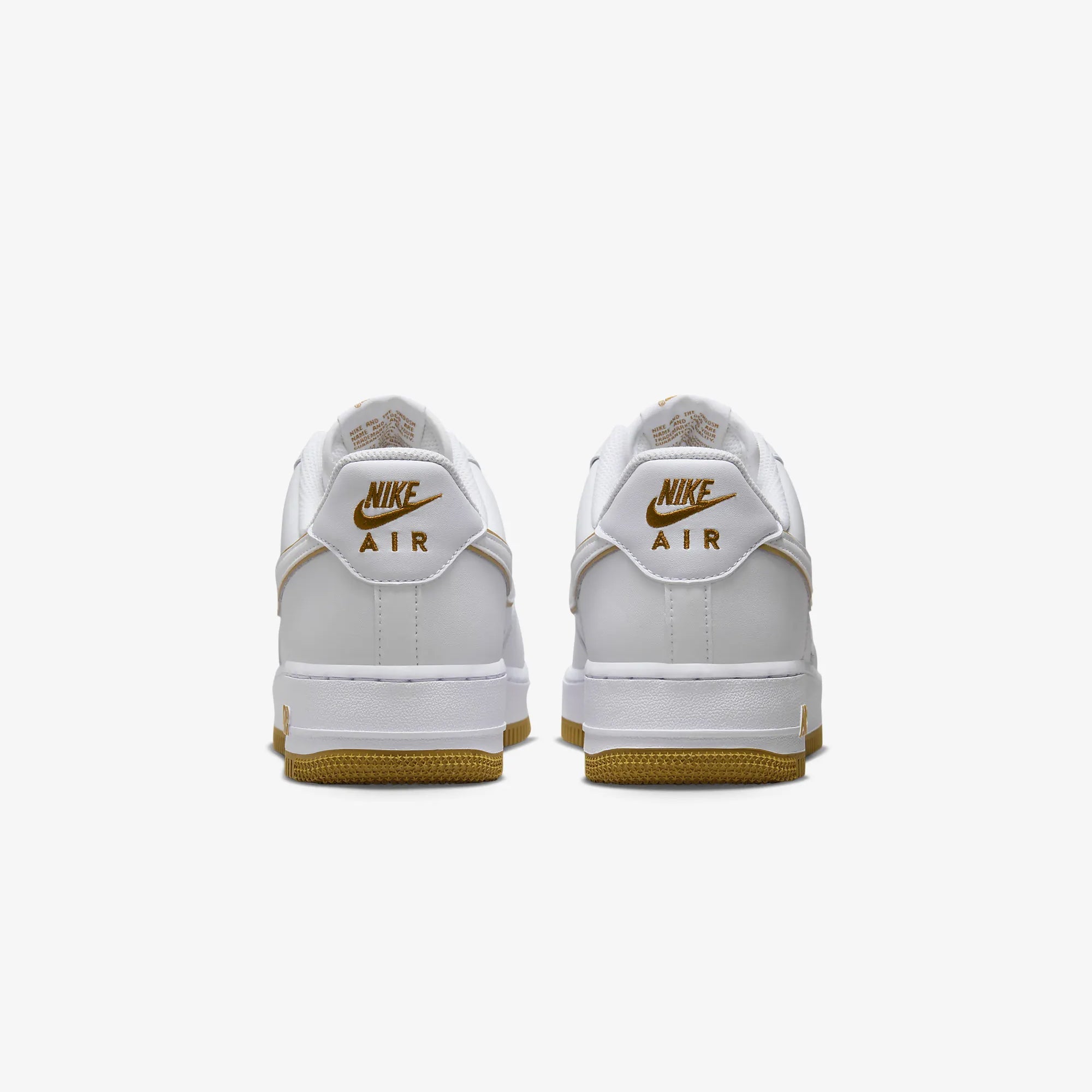 Nike | AIR FORCE 1 '07 { WHITE/WHITE-BRONZINE - view 2