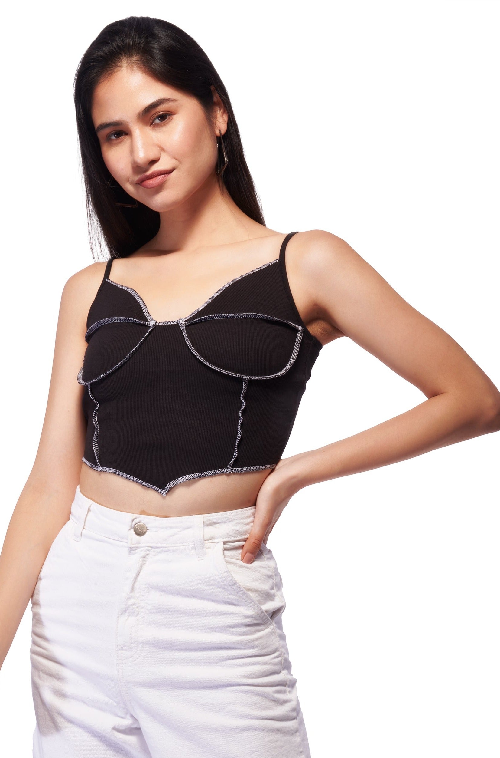 normcore Black Camisole Top