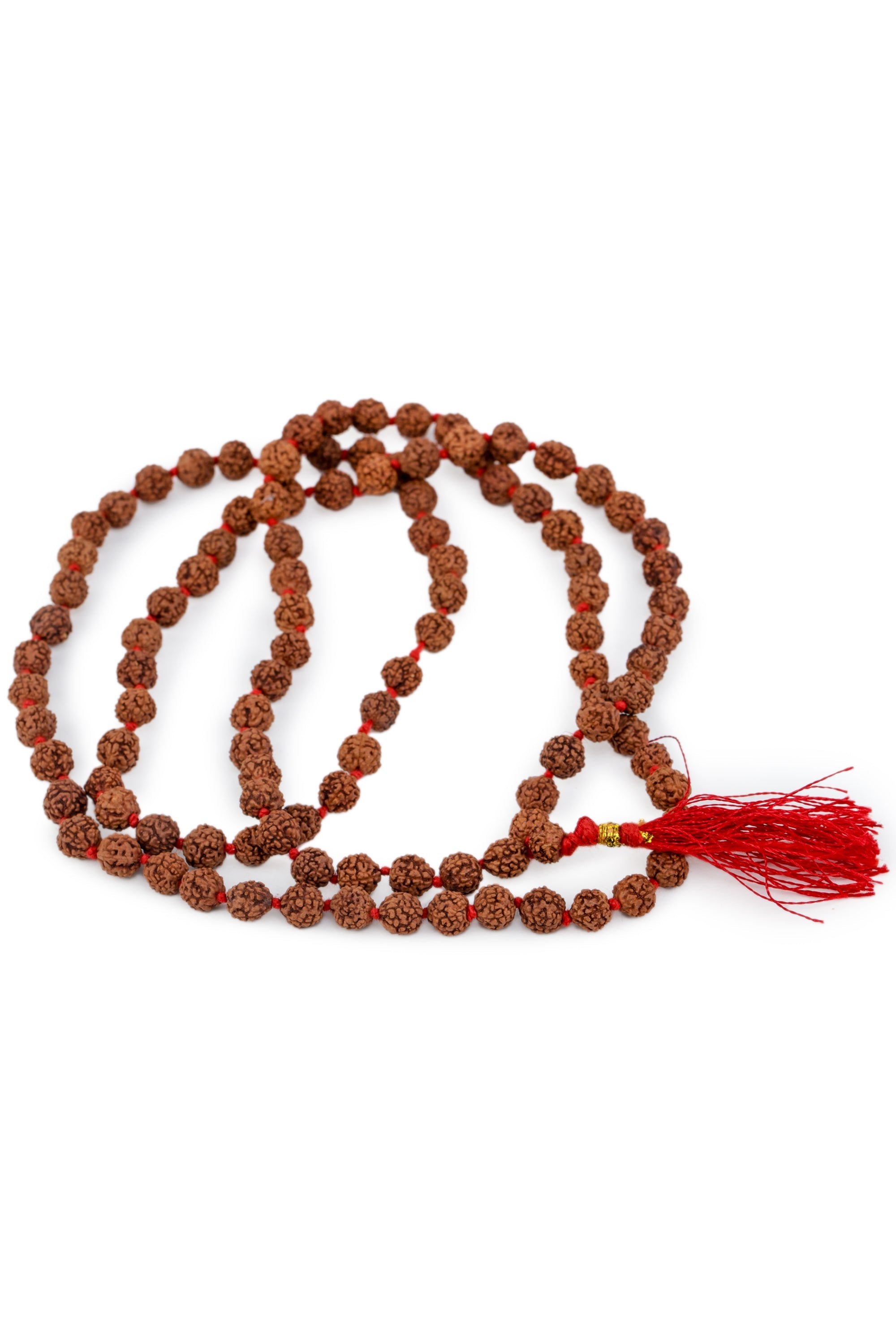Studio Vaidik Chaitanya 5 mukhi Rudraksha Mala- 8 mm beads - view 2