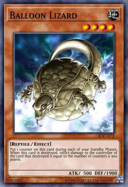 Yu-Gi-Oh! Balloon Lizard - IOC-072 - Common - 1st Edition