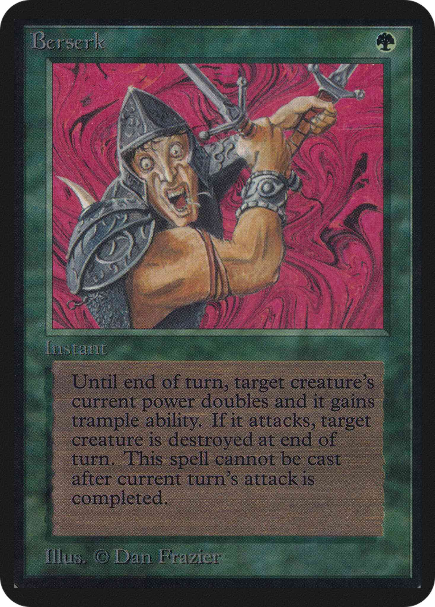 Berserk 185 limited – Magic Berserk [185] [Limited Edition Alpha] [Non-Foil]